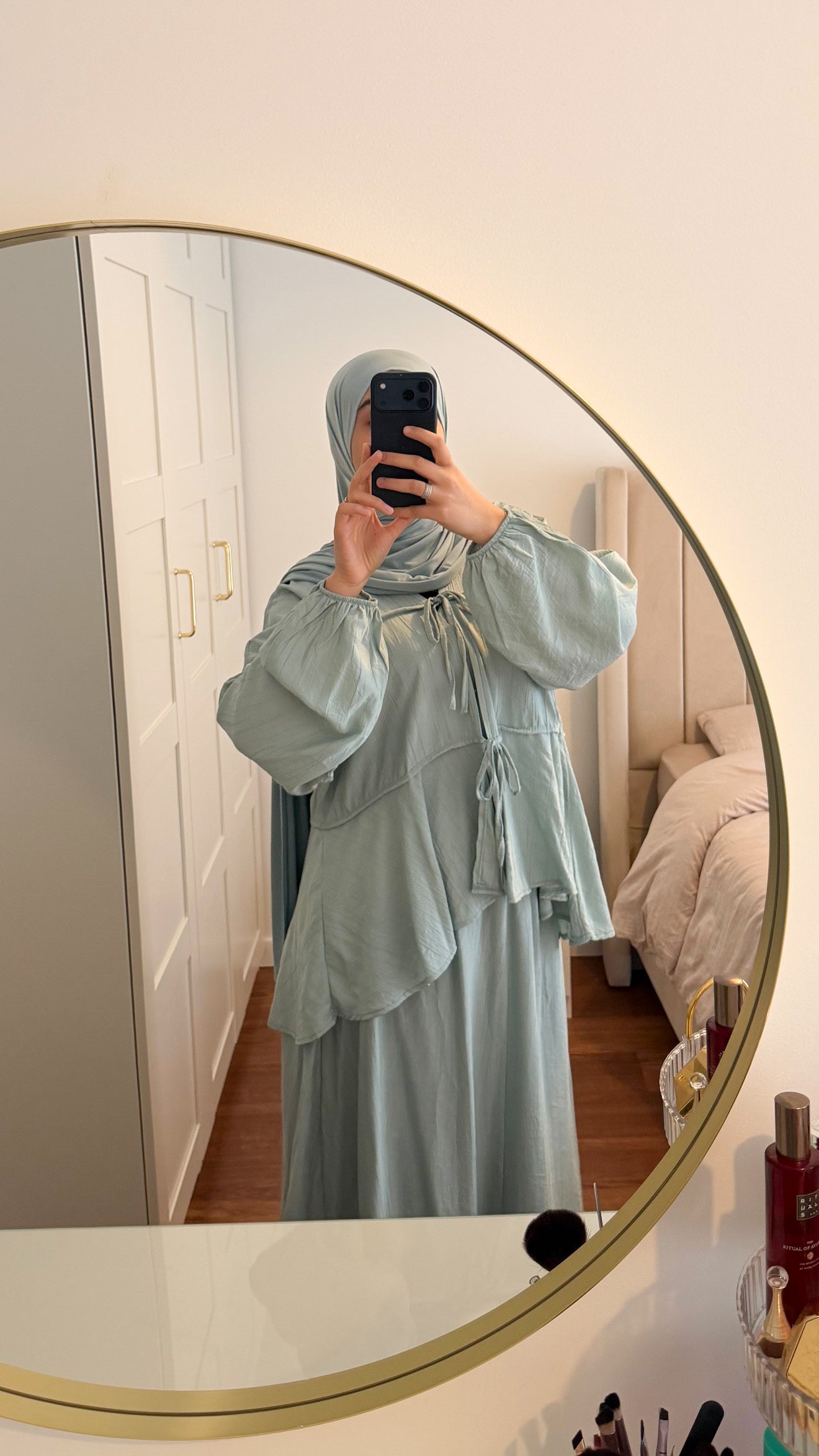 ENSEMBLE JUPE LIYA VERT D’EAU