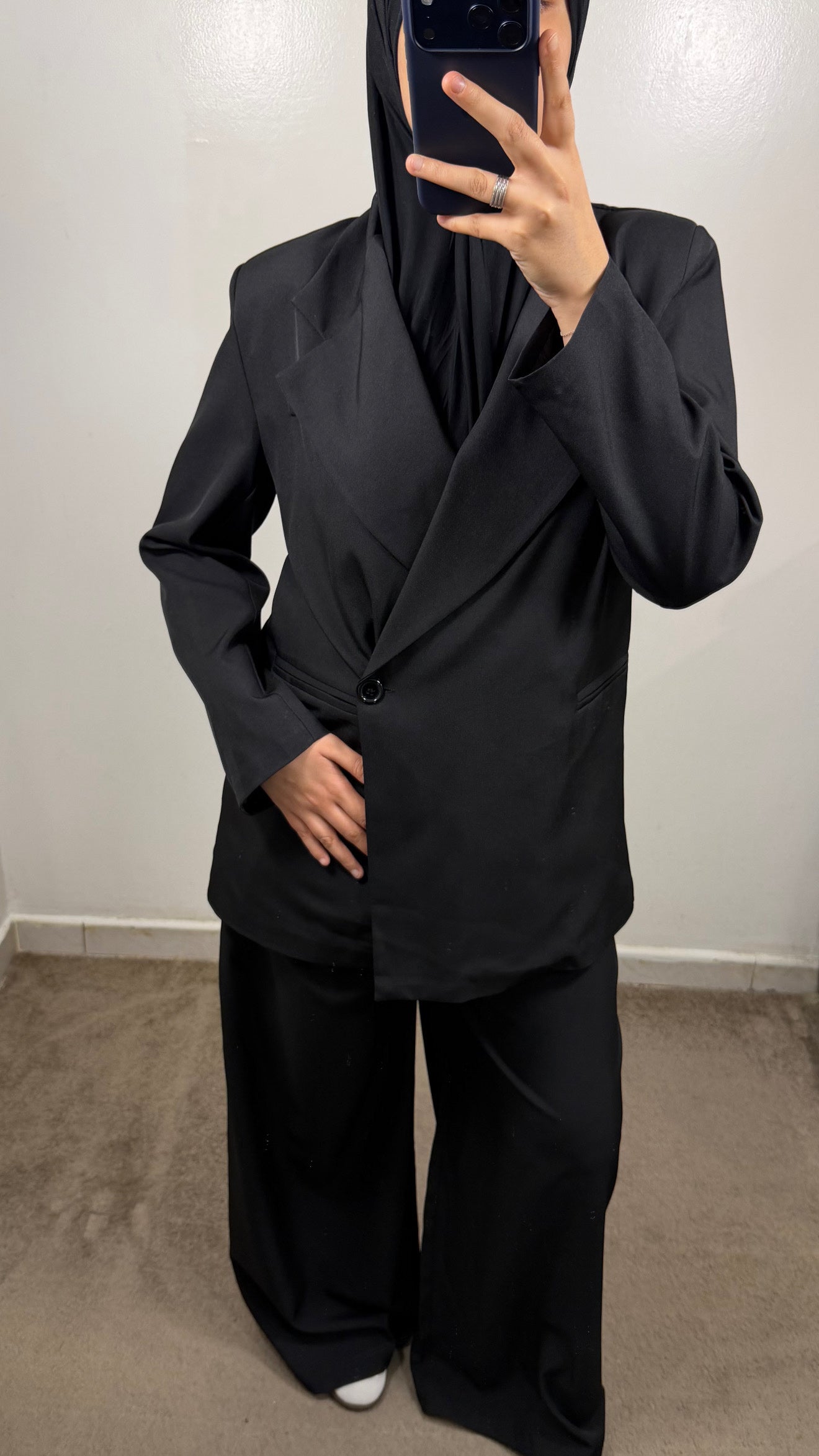 ENSEMBLE BLAZER NOIR