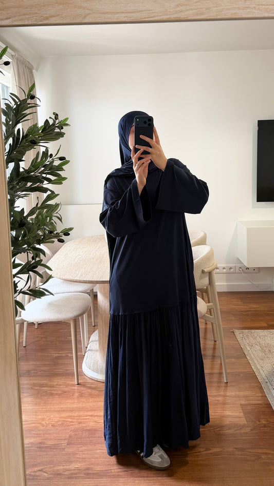 ROBE T-SHIRT BLEU MARINE
