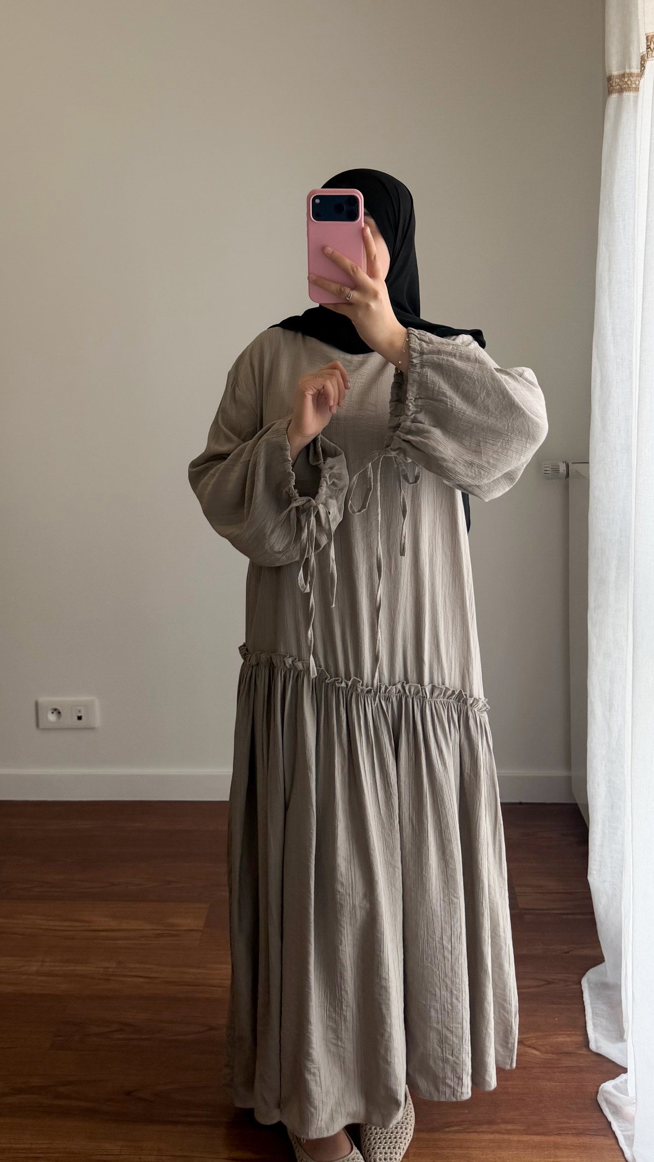ROBE AYRA TAUPE