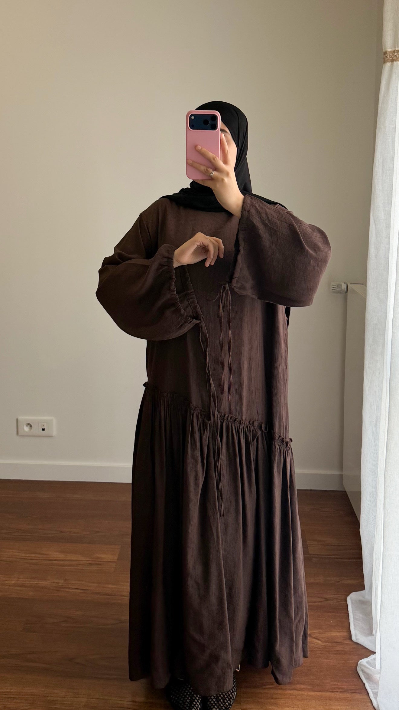 ROBE AYRA MARRON
