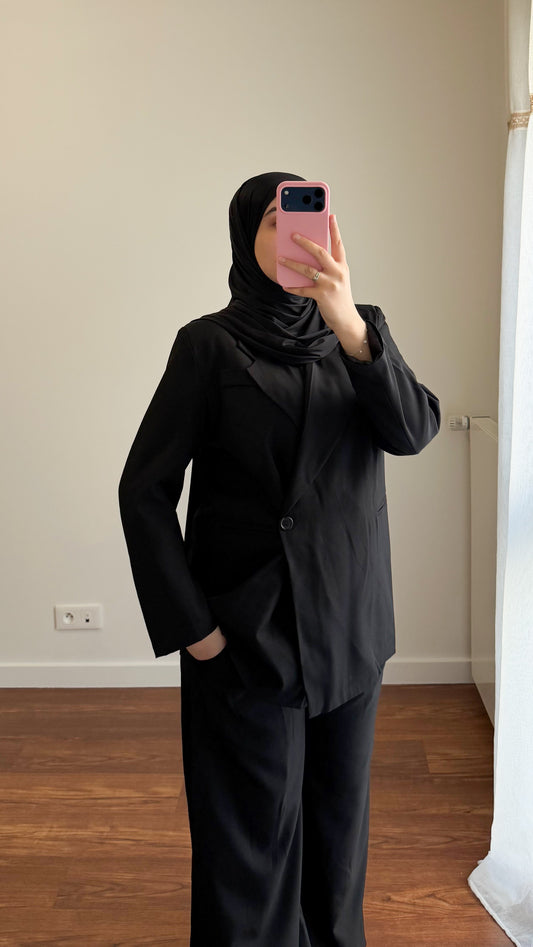 ENSEMBLE BLAZER NOIR