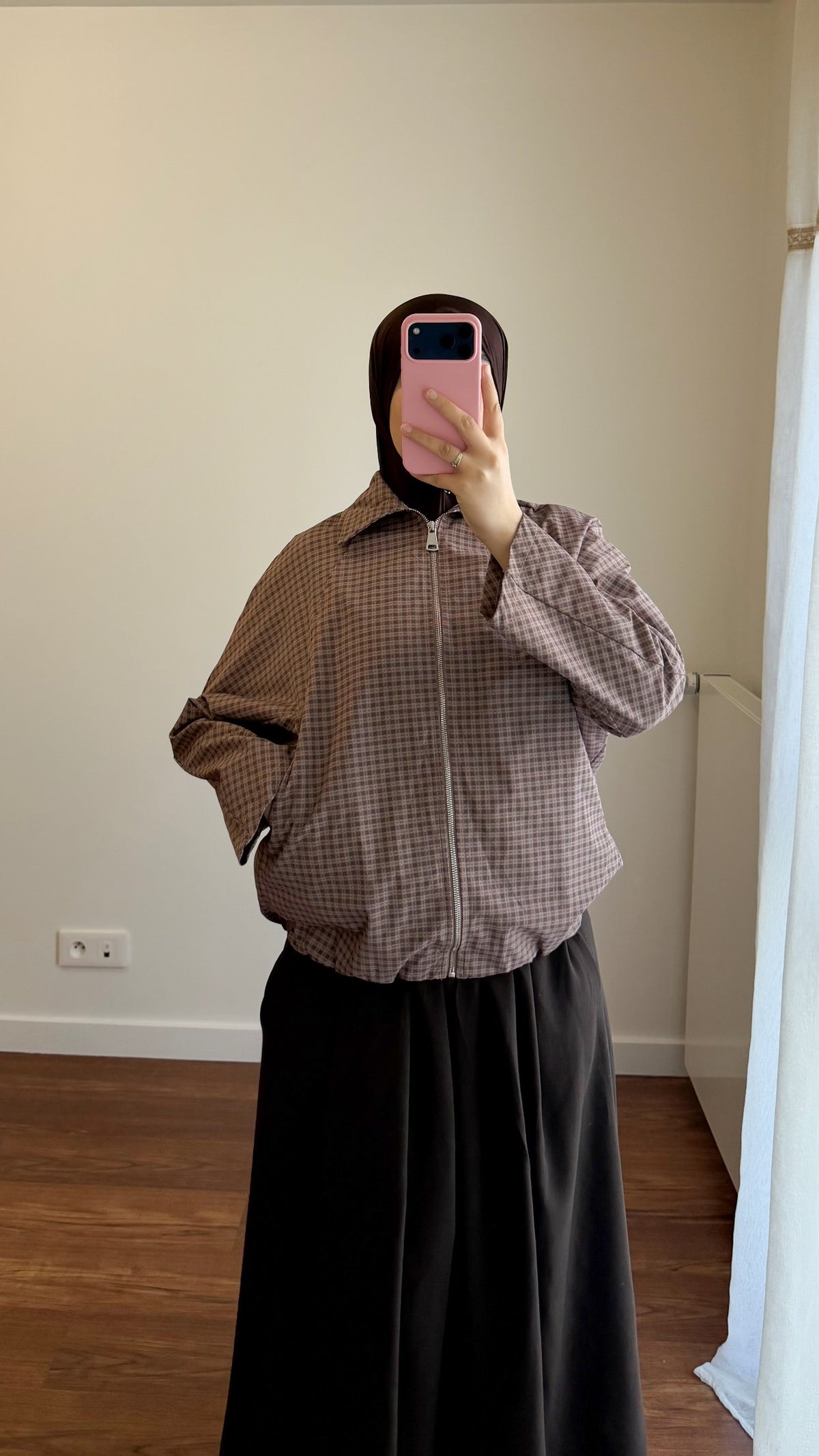VESTE ZIPPÉE HAYA TAUPE