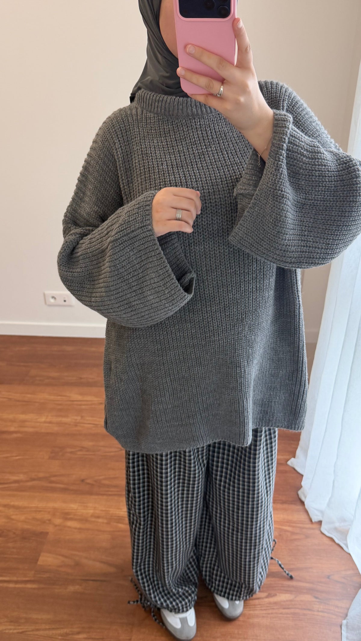 PULL LANA GRIS