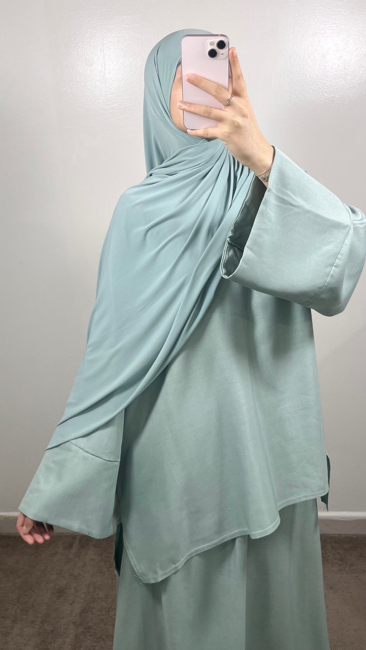 ENSEMBLE JUPE AYAT VERT D’EAU