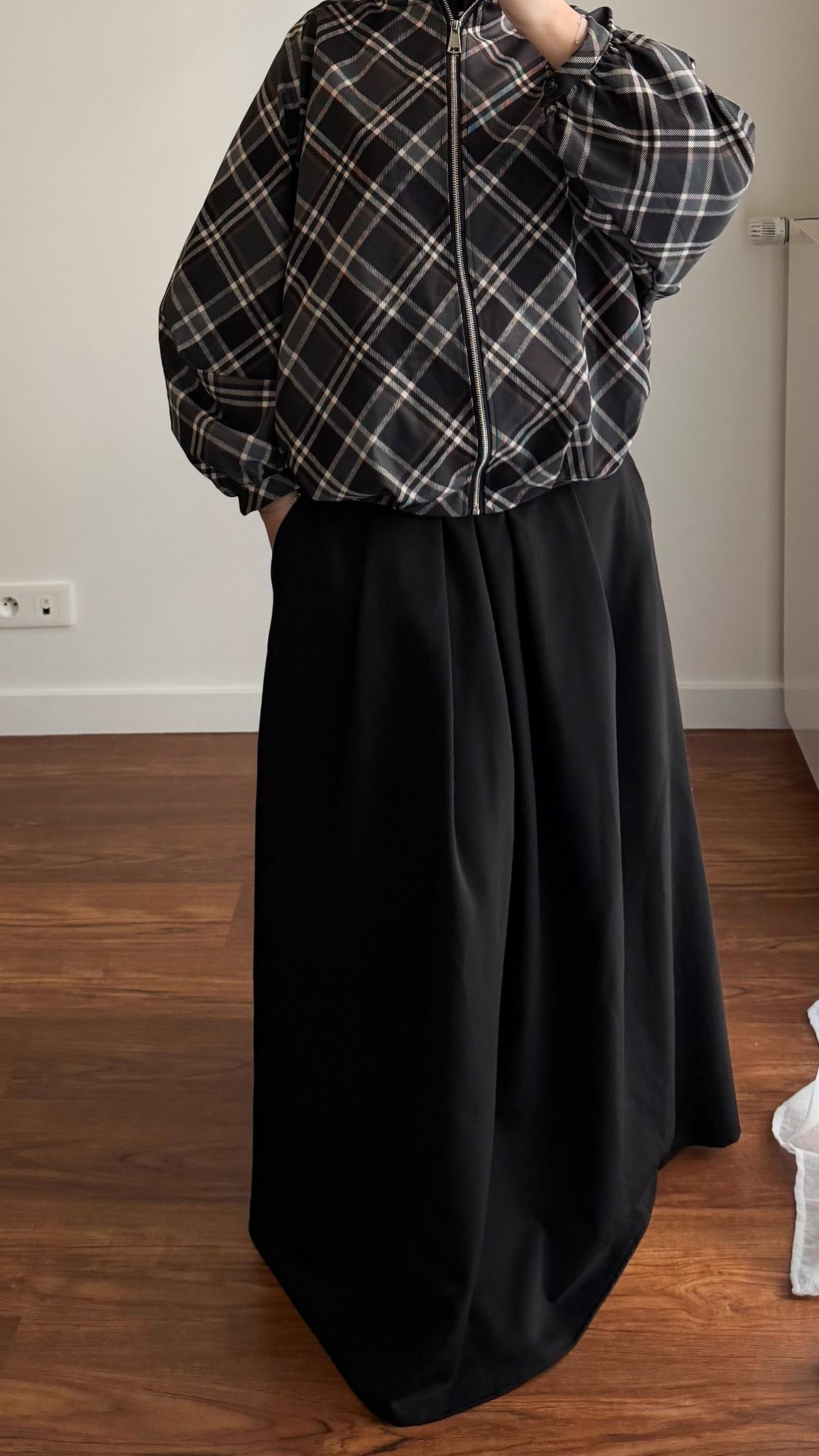 JUPE CLASSIQUE ÉPAISSE NOIR