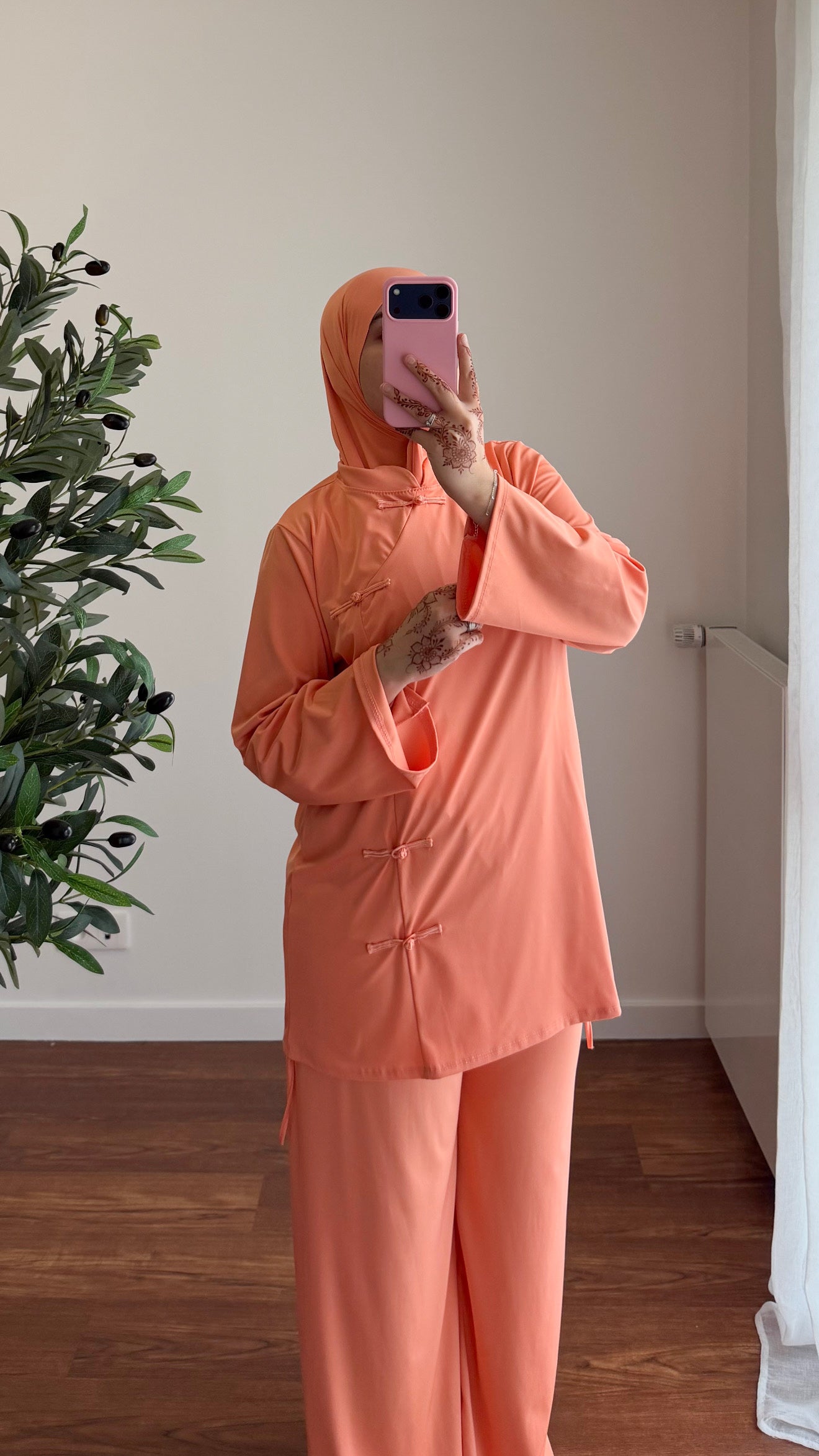 BURKINI TOKYO 3 PIÈCES ORANGE PÊCHE