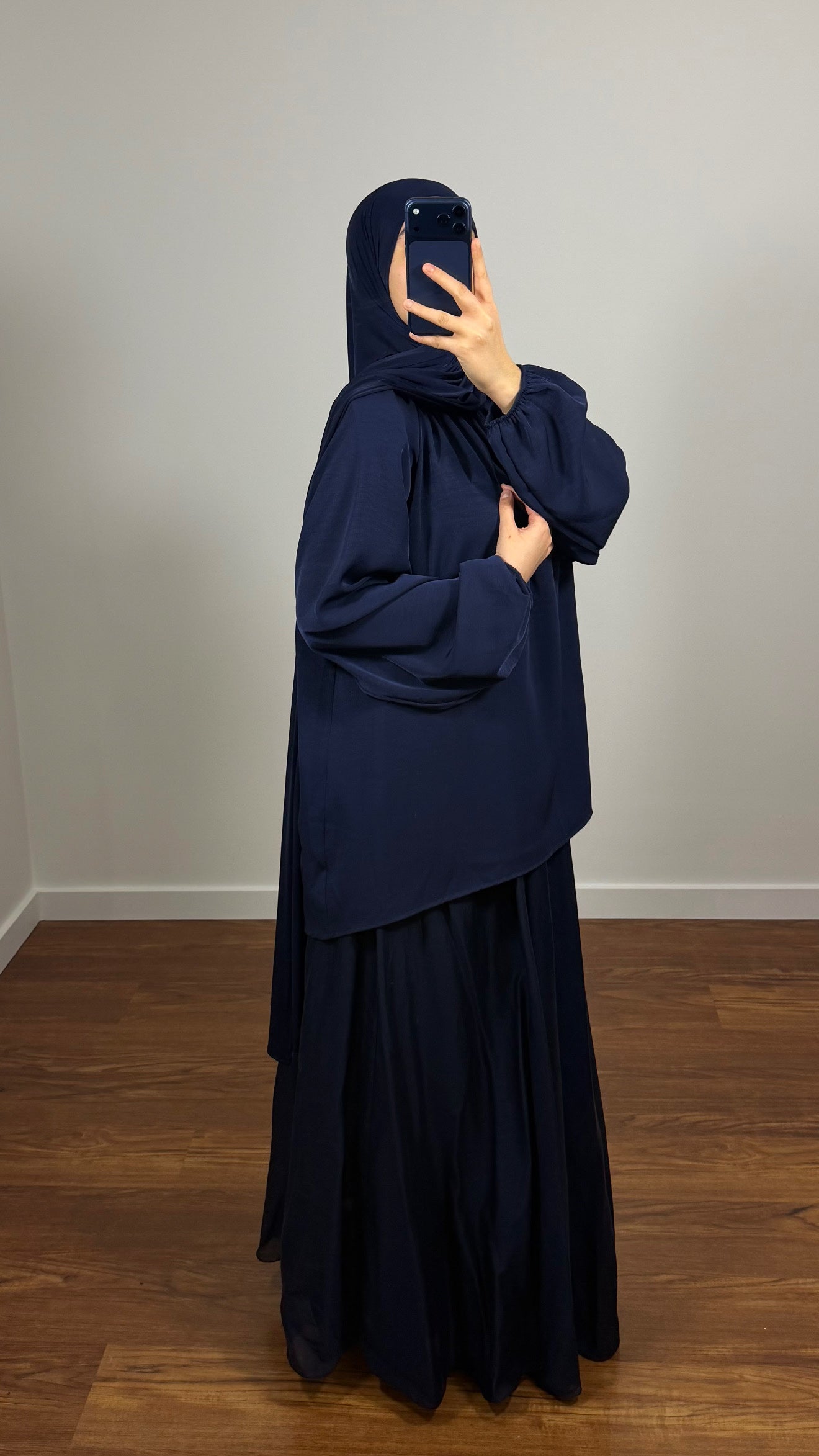 ENSEMBLE JUPE ZEYNEB BLEU MARINE