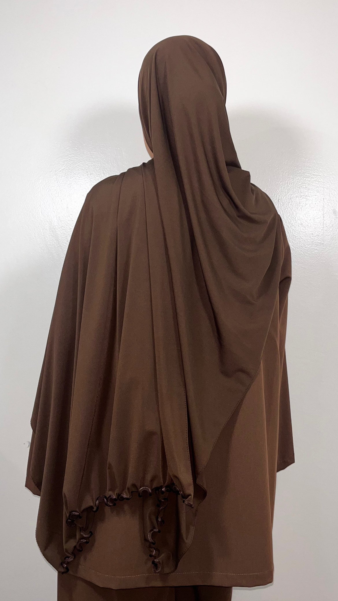 LUXURY PREMIUM JERSEY HIJAB BROWN