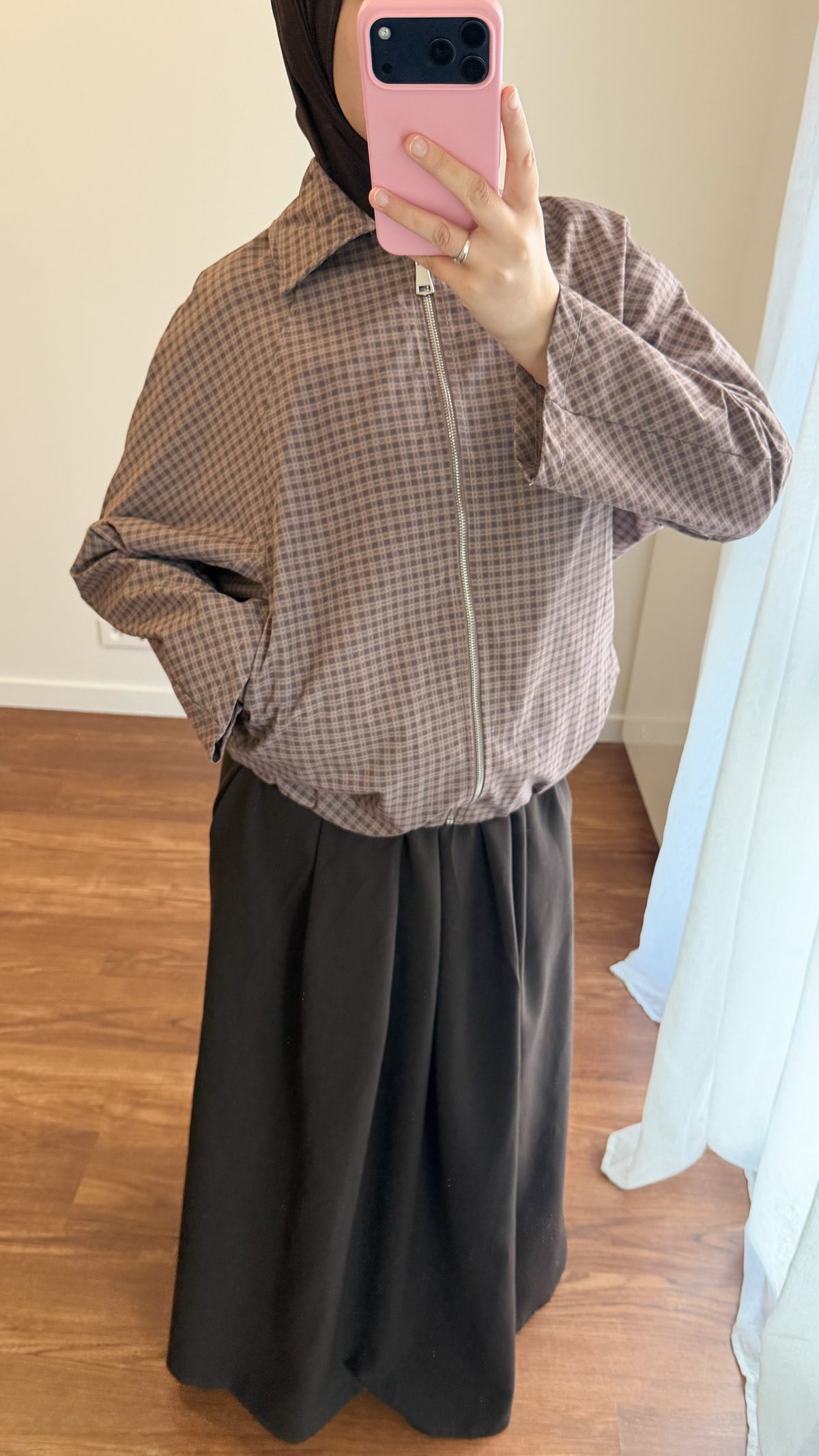 VESTE ZIPPÉE HAYA TAUPE