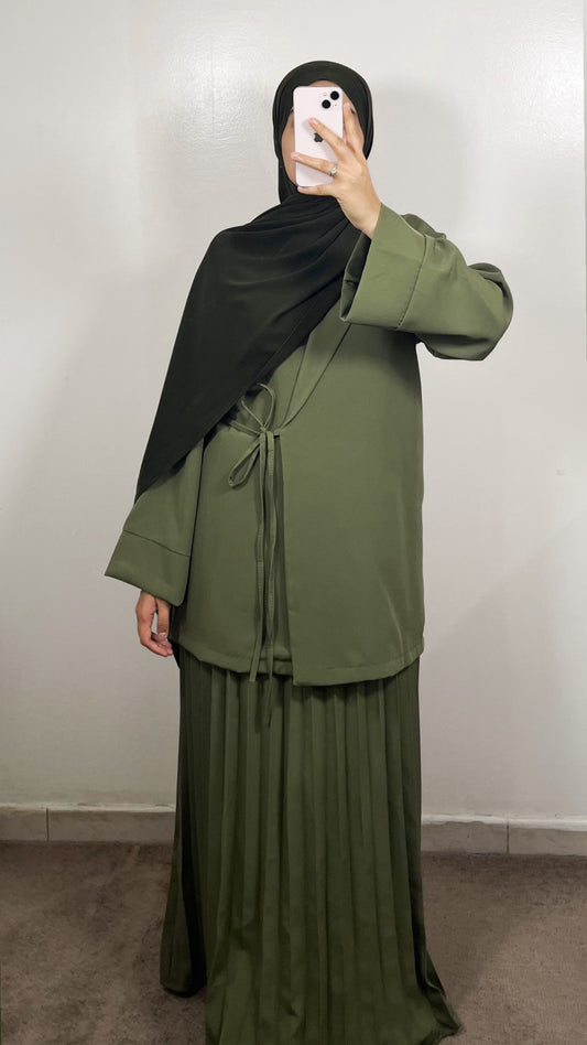 ENSEMBLE KAYNA VERT KAKI
