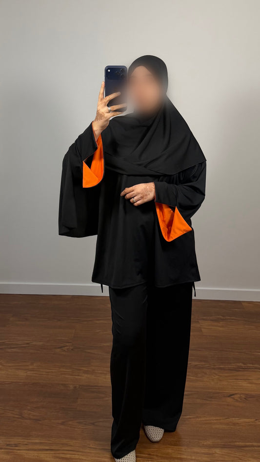 BURKINI SAYA 3 PIÈCES NOIR