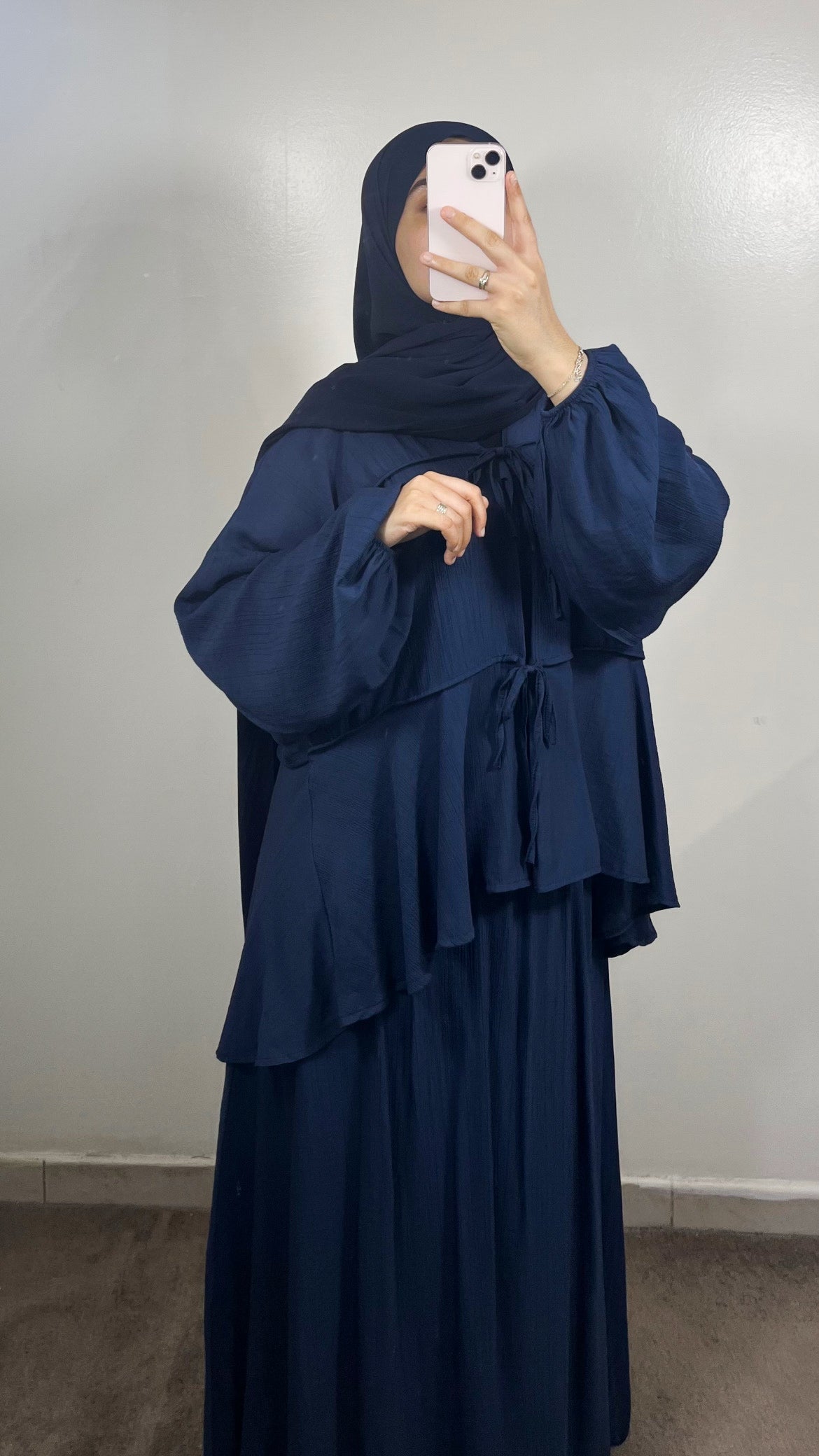 ENSEMBLE JUPE LIYA BLEU MARINE