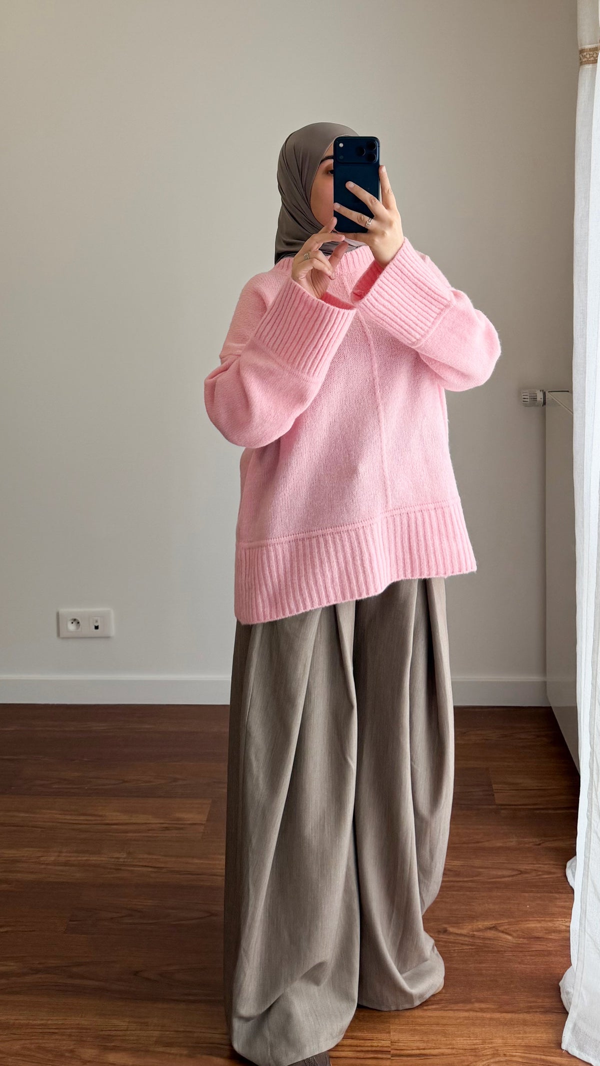 PANTALON BAGGY TAUPE