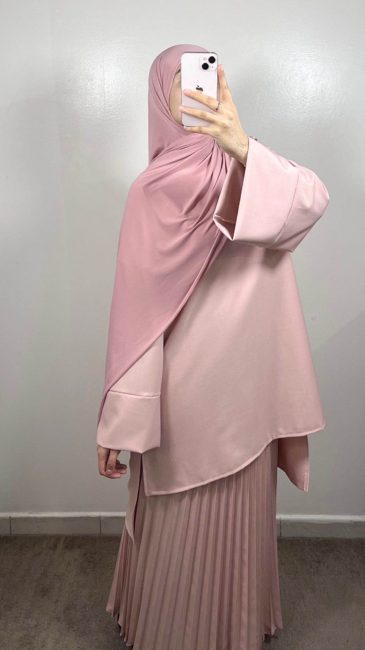 ENSEMBLE JUPE PLISSÉE EMAAN ROSE