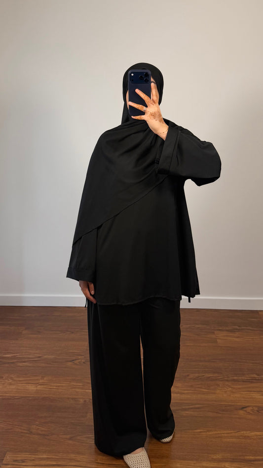 BURKINI INAYA 3 PIÈCES NOIR