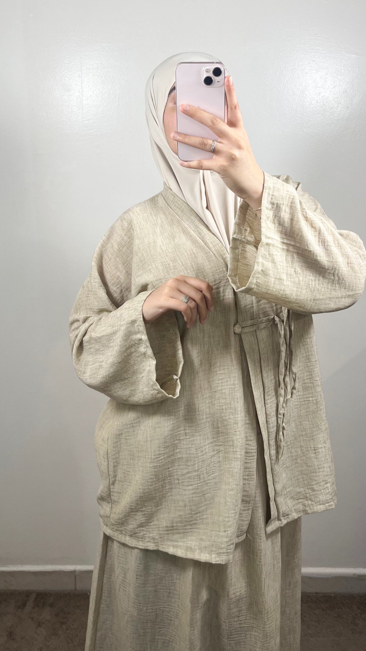 ENSEMBLE JUPE INES TAUPE