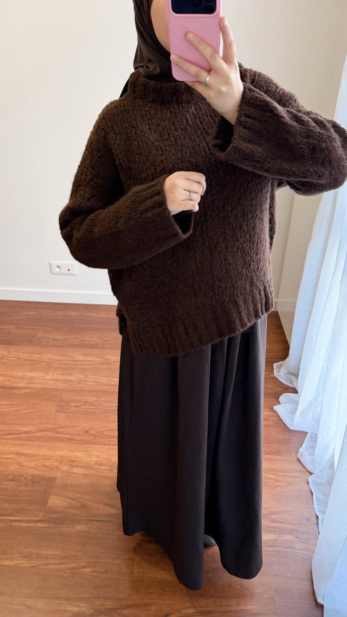PULL SANA MARRON FONCÉ