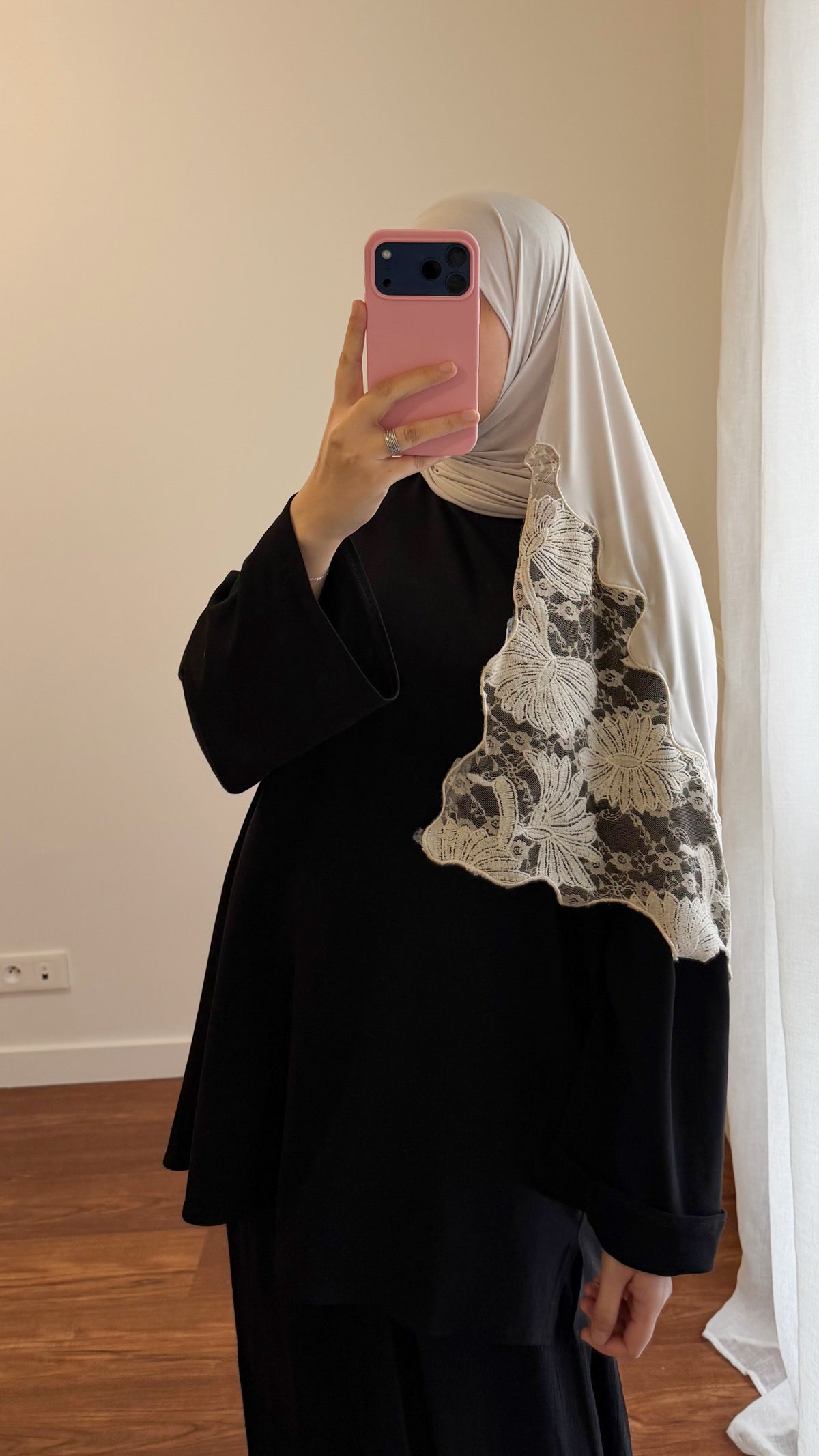 HIJAB JERSEY PREMIUM ÉCRU