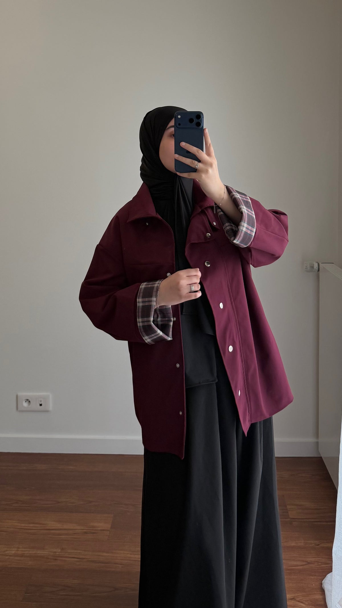 VESTE LIYA BORDEAU