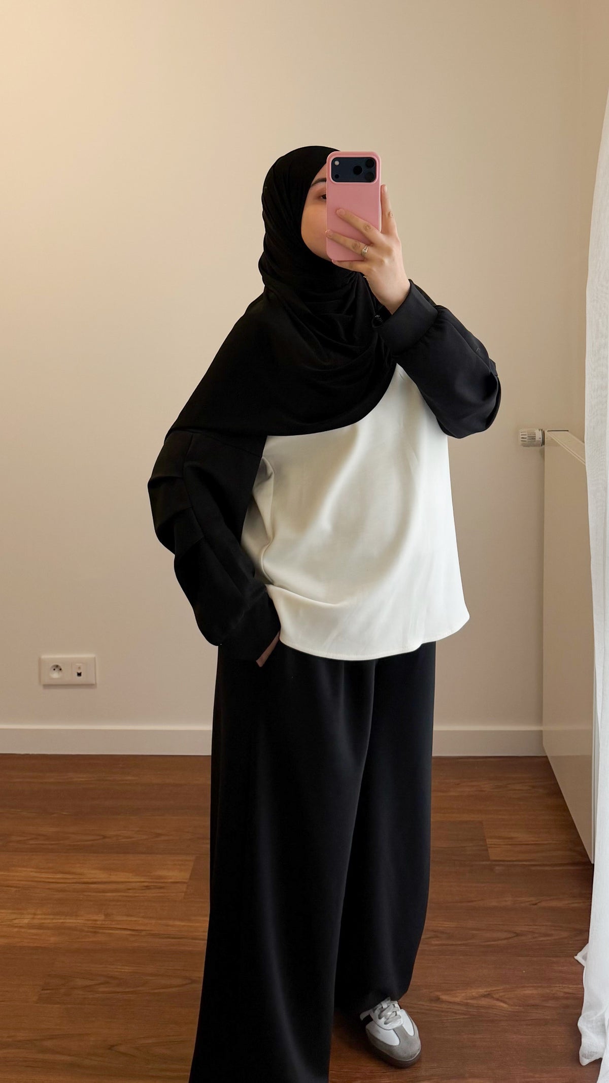 ENSEMBLE JOGGING BICOLORE NOIR