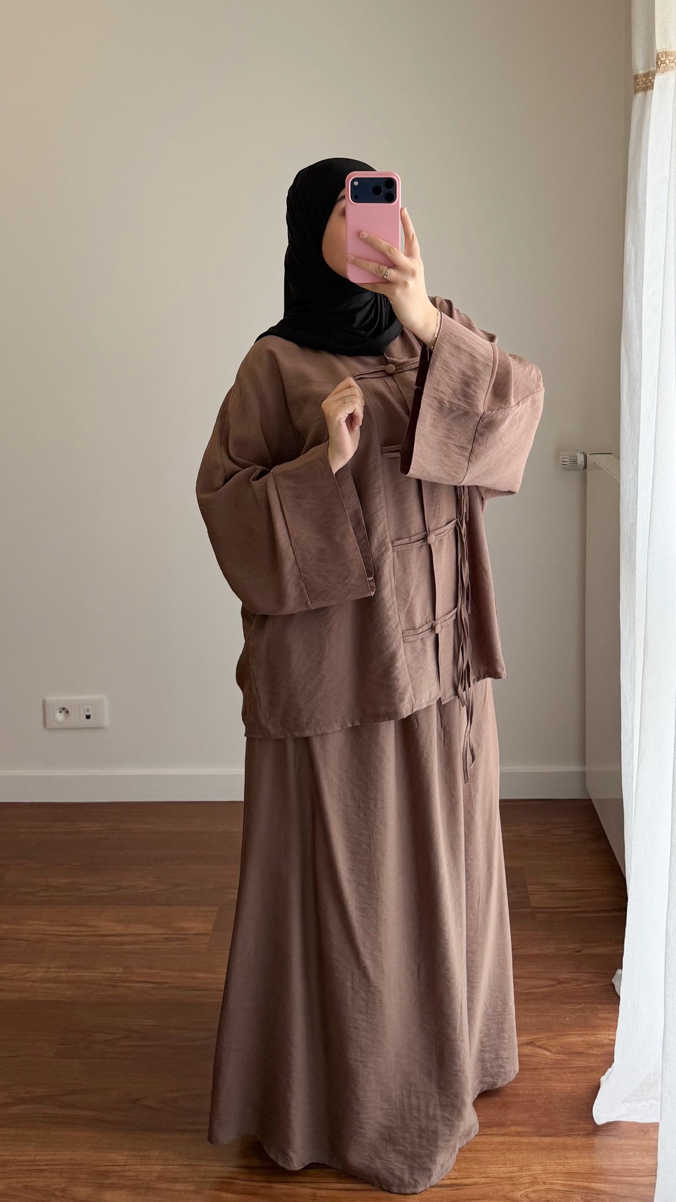 ENSEMBLE JUPE TOKYO MARRON