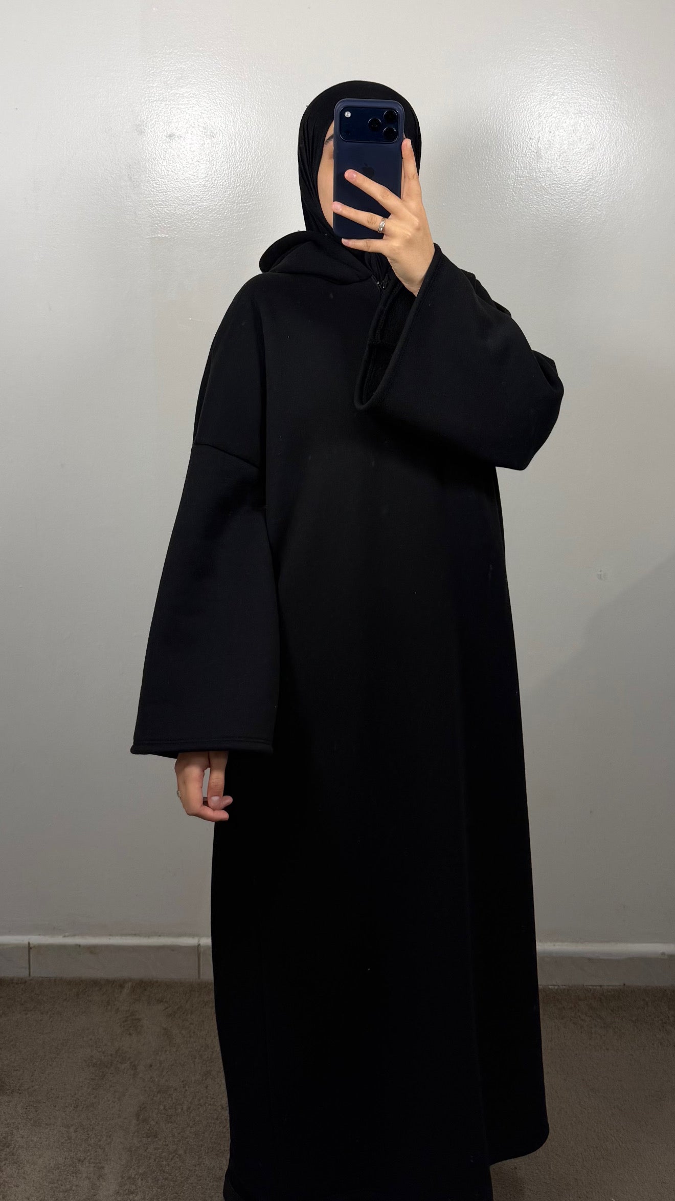 ROBE SWEAT AMIRA NOIR