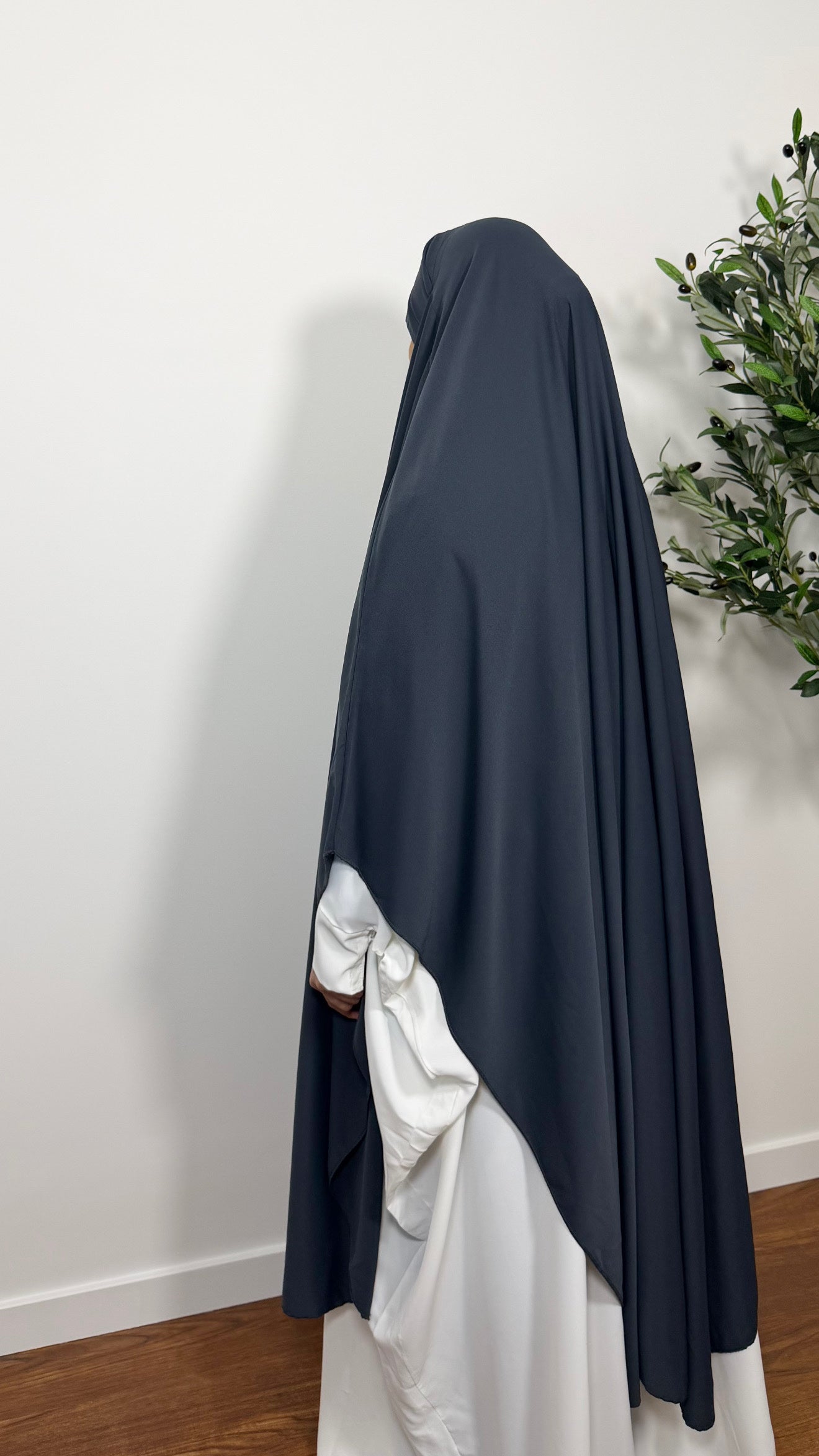MAXI KHIMAR GRIS
