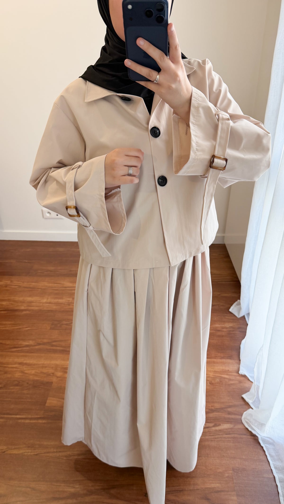 ENSEMBLE TRENCH BEIGE
