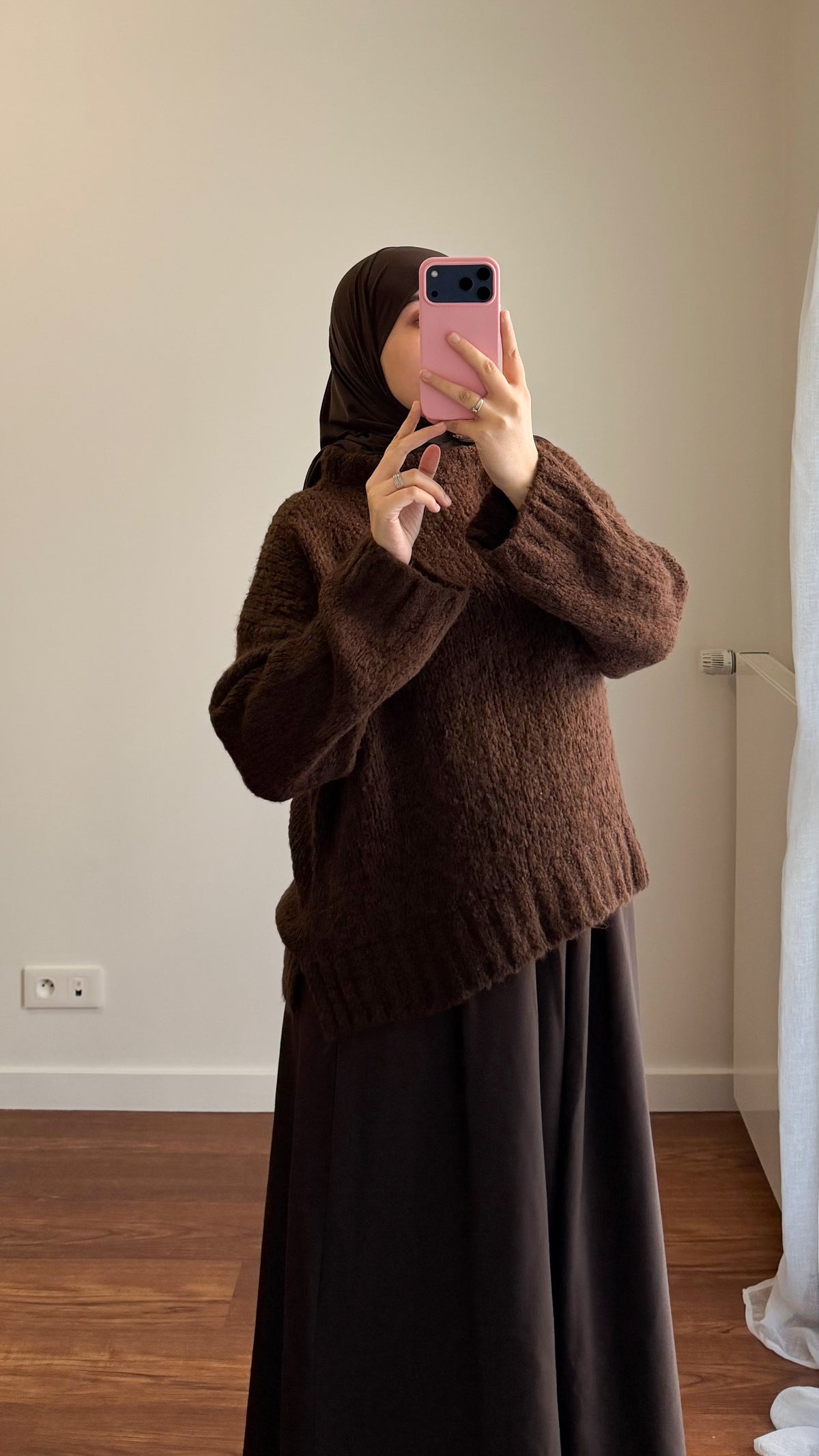 PULL SANA MARRON FONCÉ