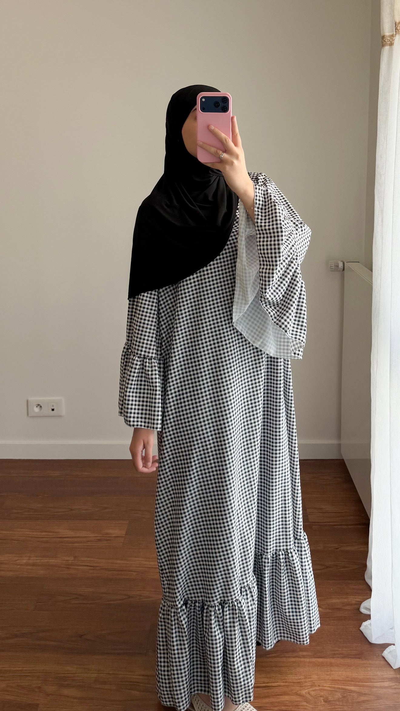 ROBE VICHY 2.0 NOIR