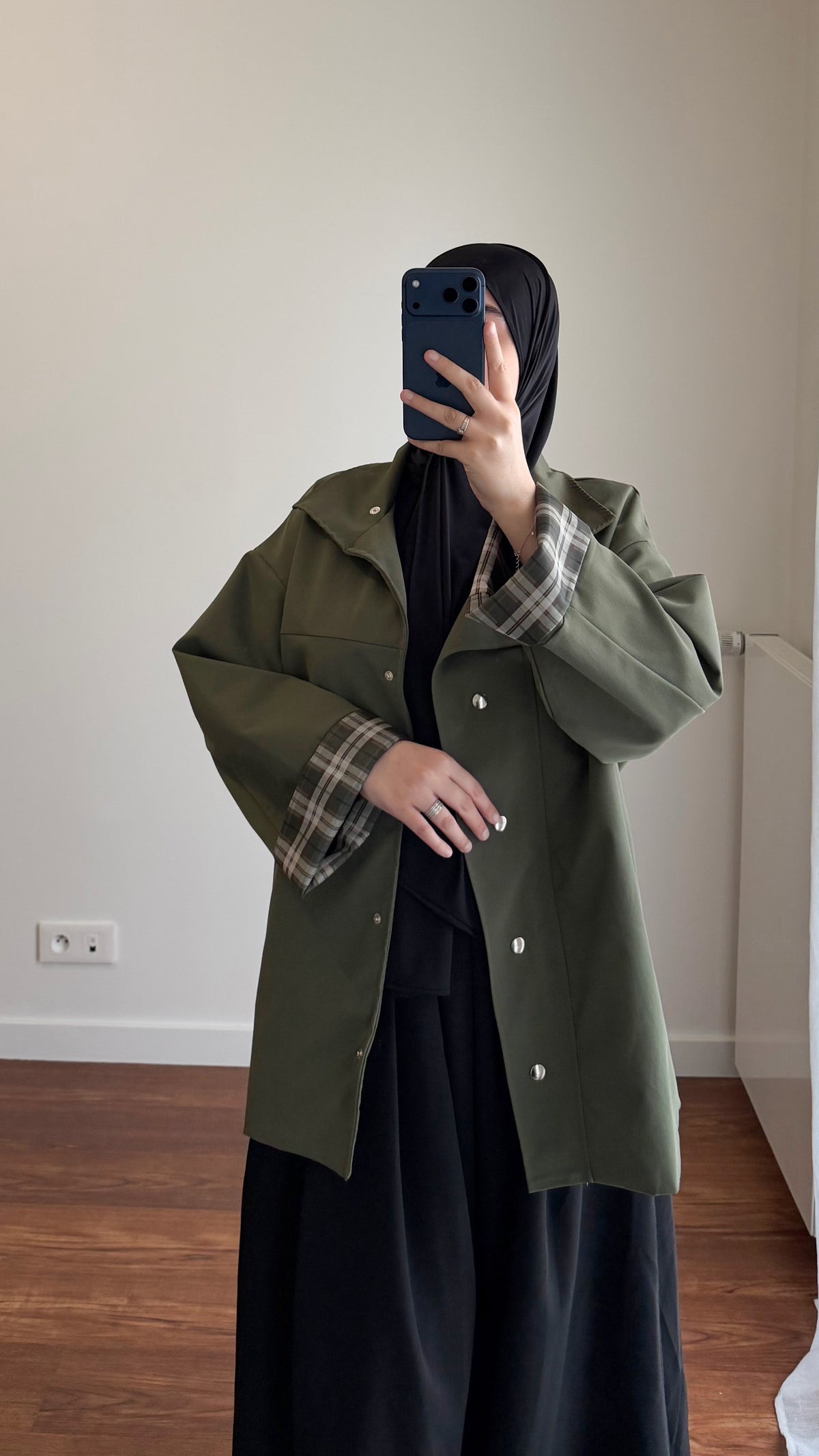 VESTE LIYA VERT KAKI