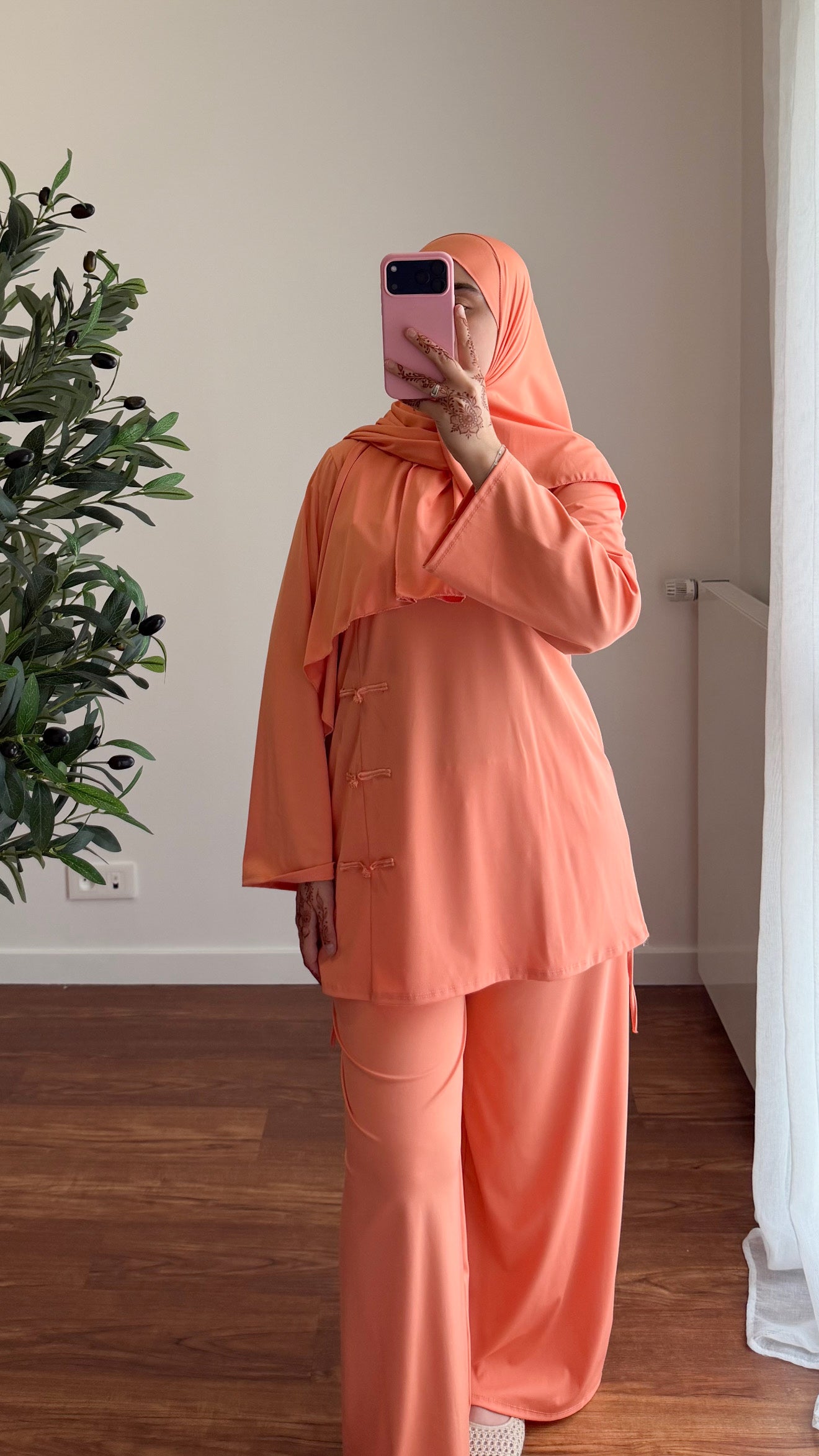 BURKINI TOKYO 3 PIÈCES ORANGE PÊCHE