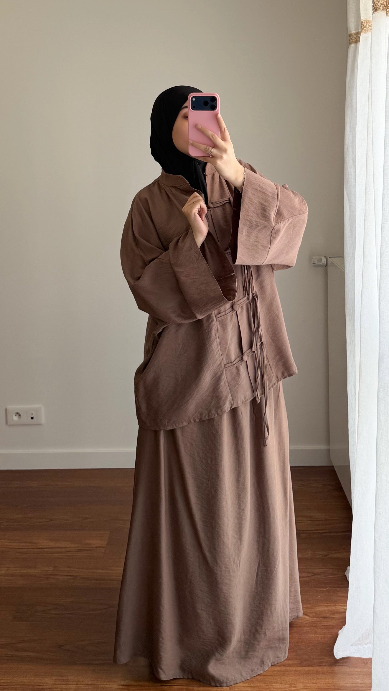 ENSEMBLE JUPE TOKYO MARRON