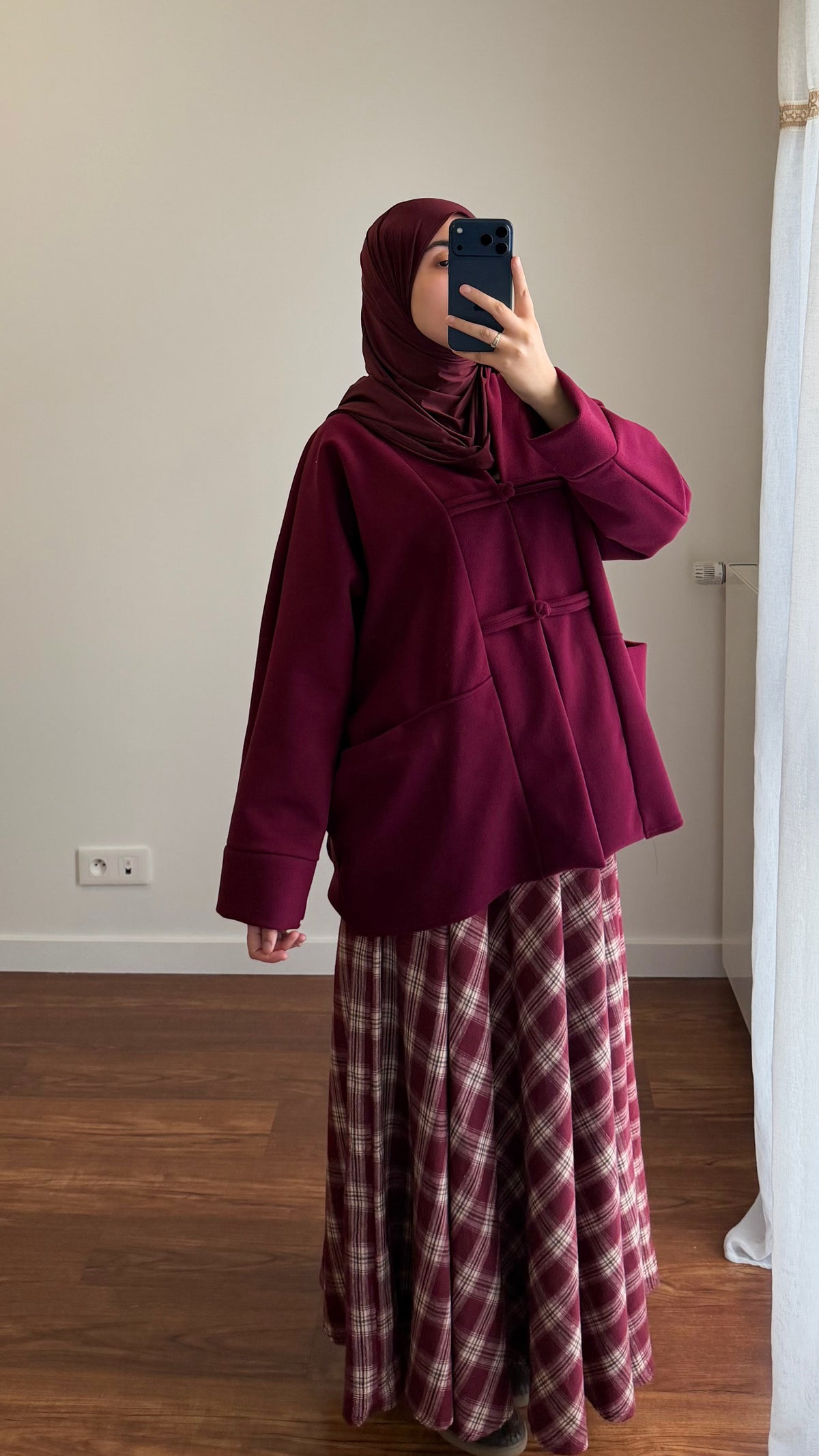 VESTE YUNA BORDEAU
