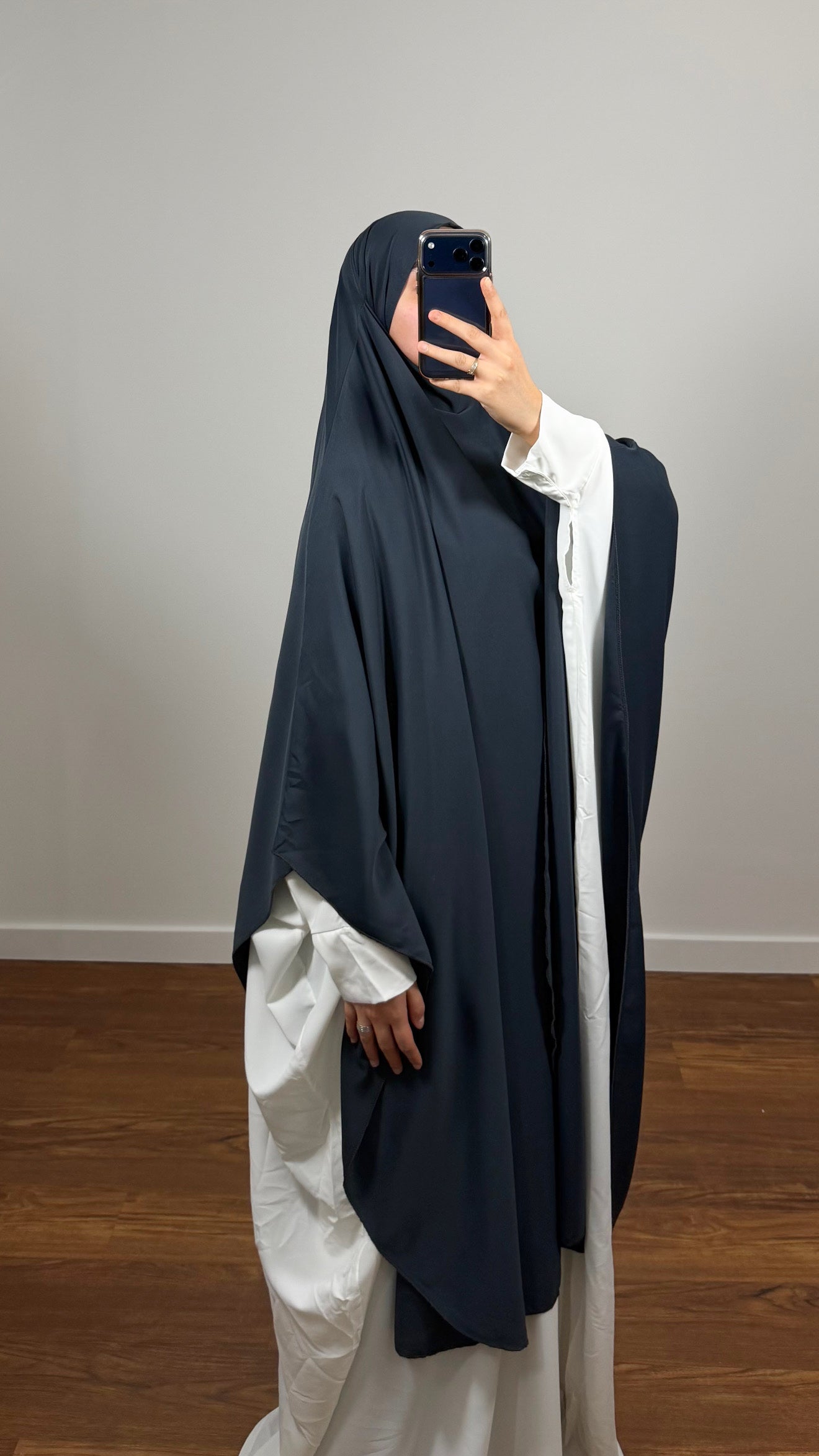 MAXI KHIMAR GRIS