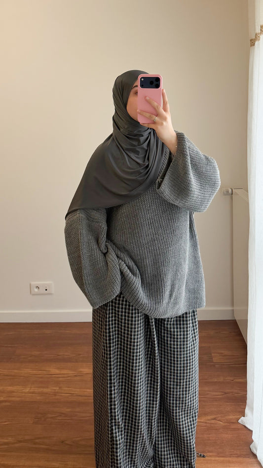 PULL LANA GRIS