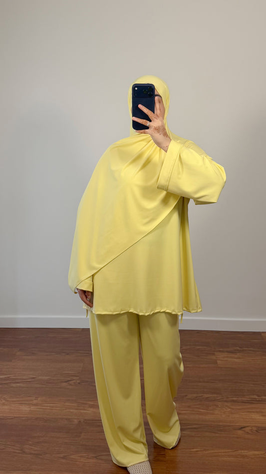 BURKINI INAYA 3 PIÈCES JAUNE