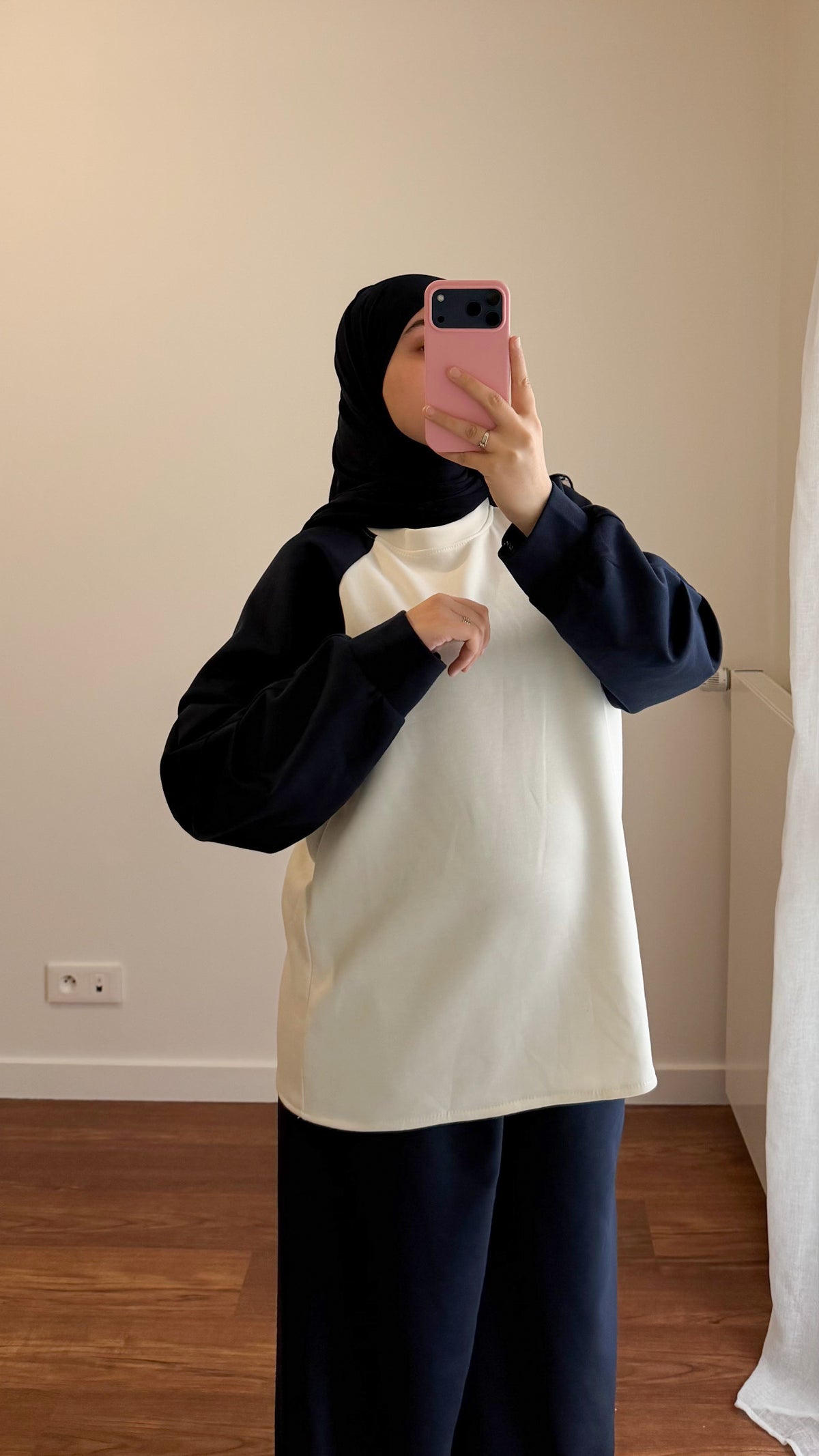ENSEMBLE JOGGING BICOLORE BLEU MARINE
