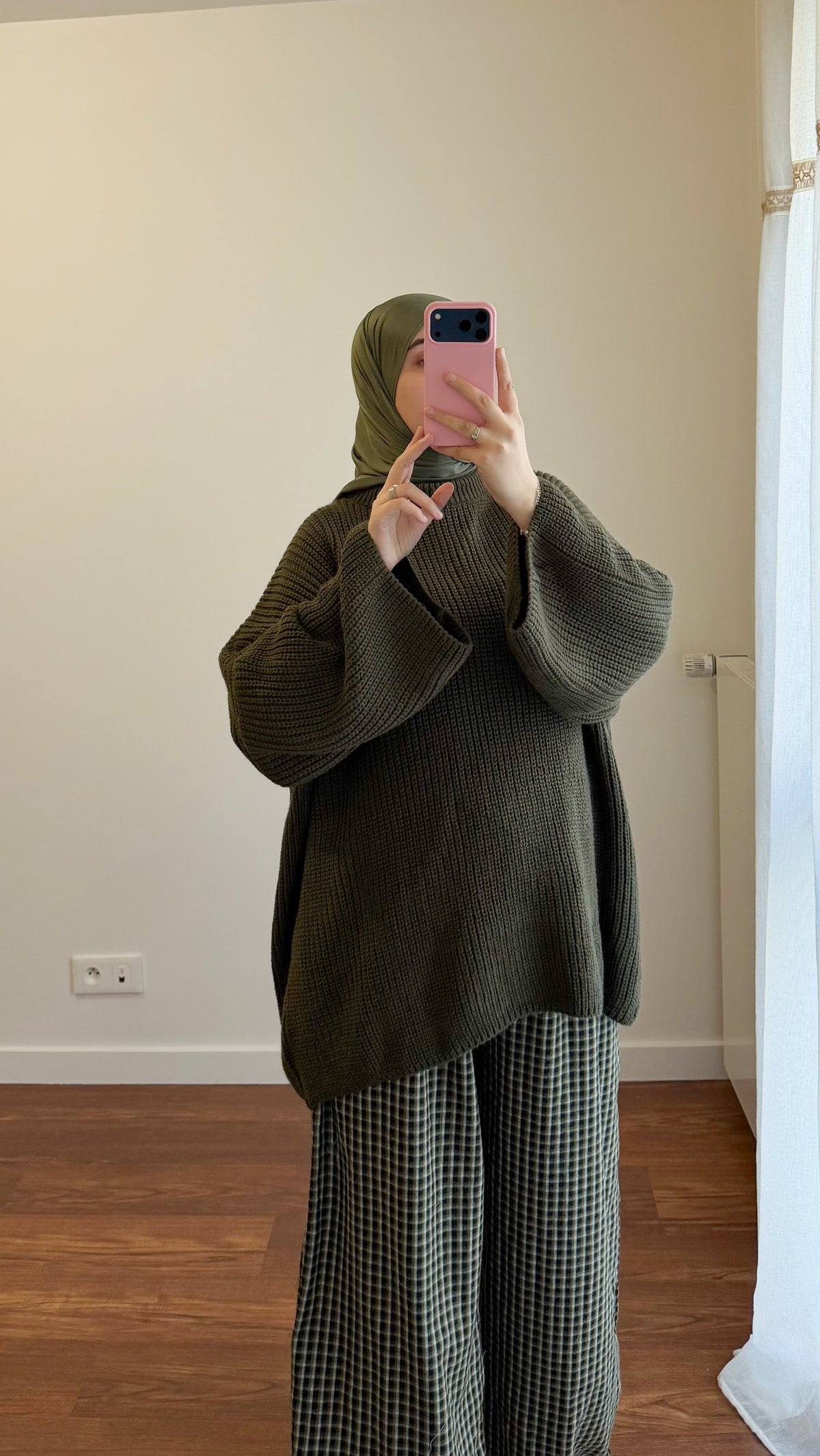 PULL LANA VERT KAKI
