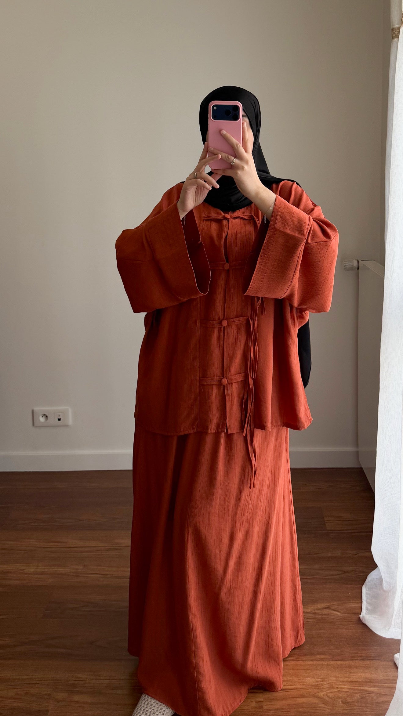 ENSEMBLE JUPE TOYKO BRIQUE