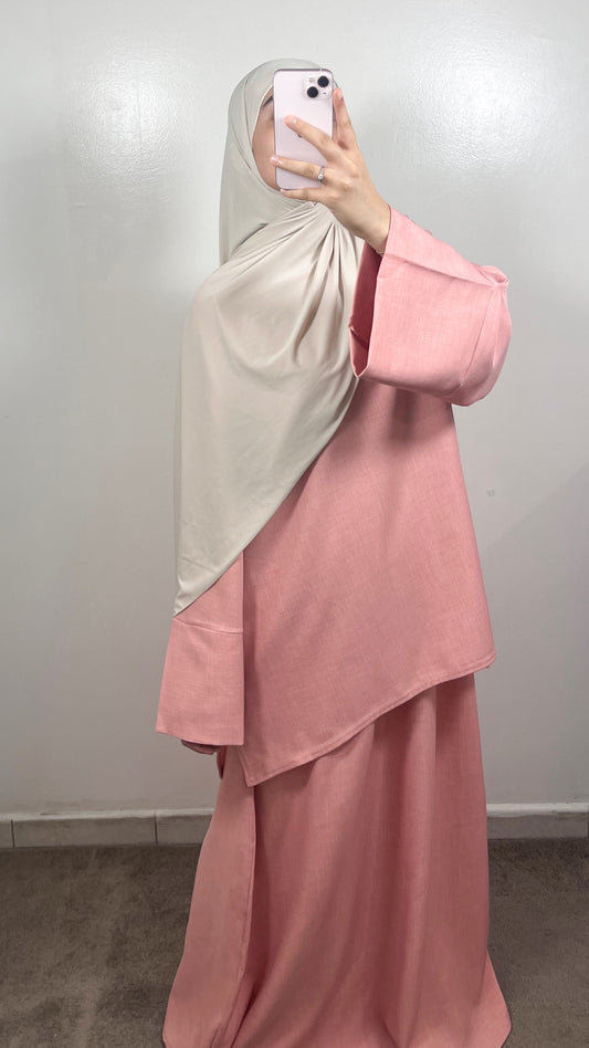 ENSEMBLE JUPE AYAT ROSE