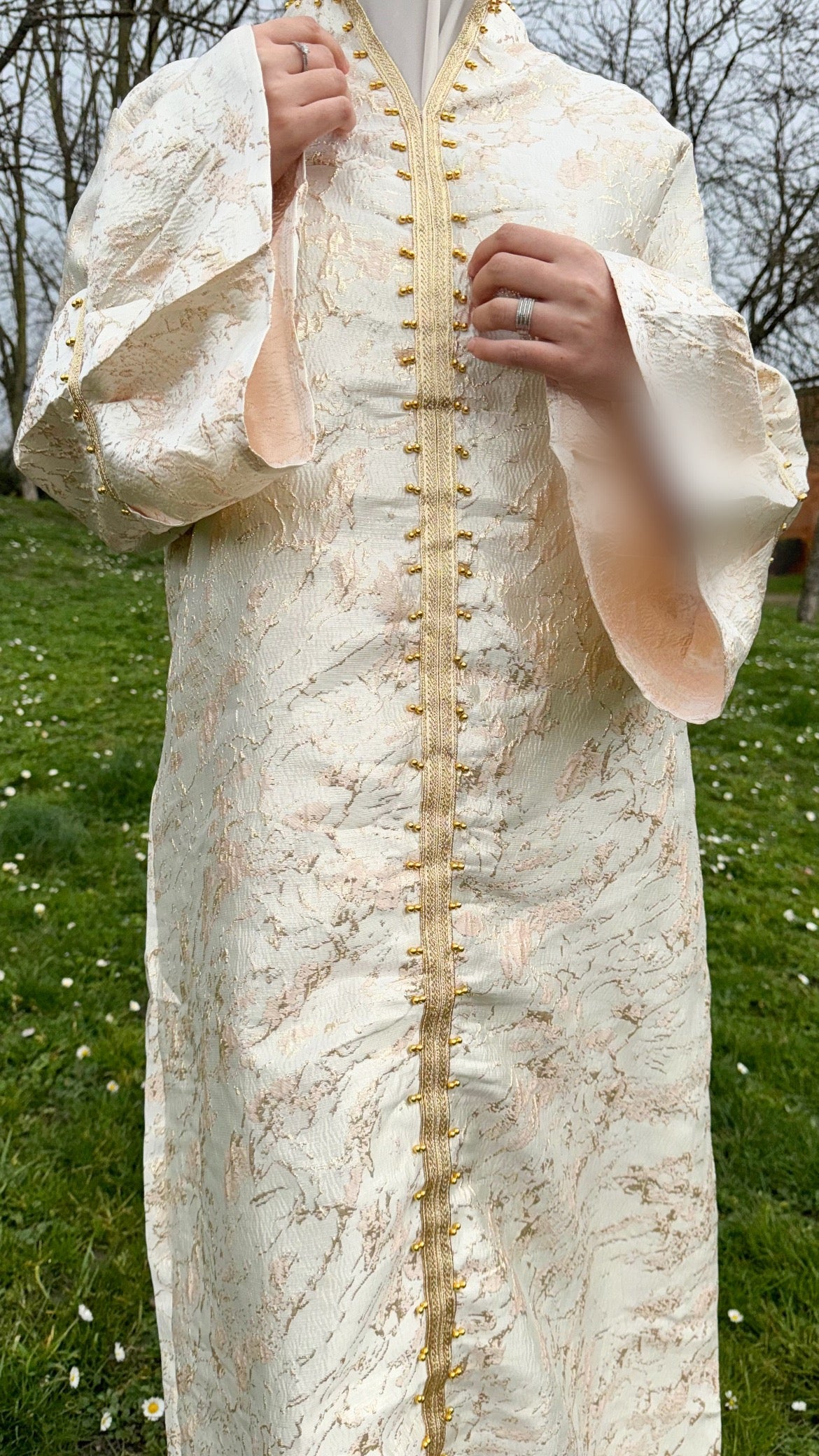 ABAYA PREMIUM STYLE CAFTAN BEIGE