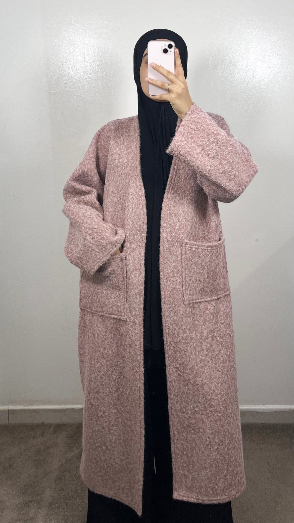 MANTEAU KIMONO LEA OVERSIZE ROSE
