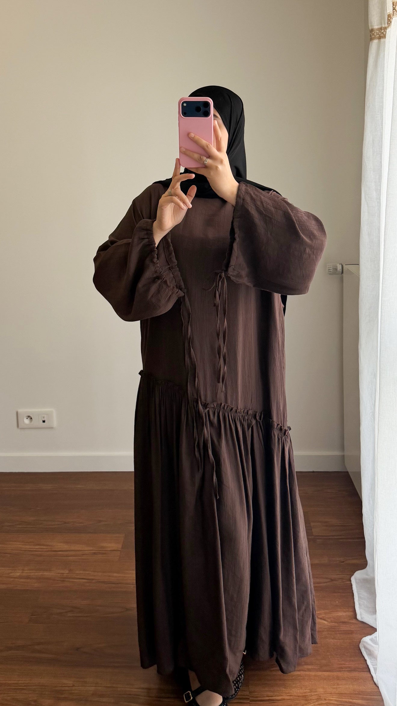 ROBE AYRA MARRON