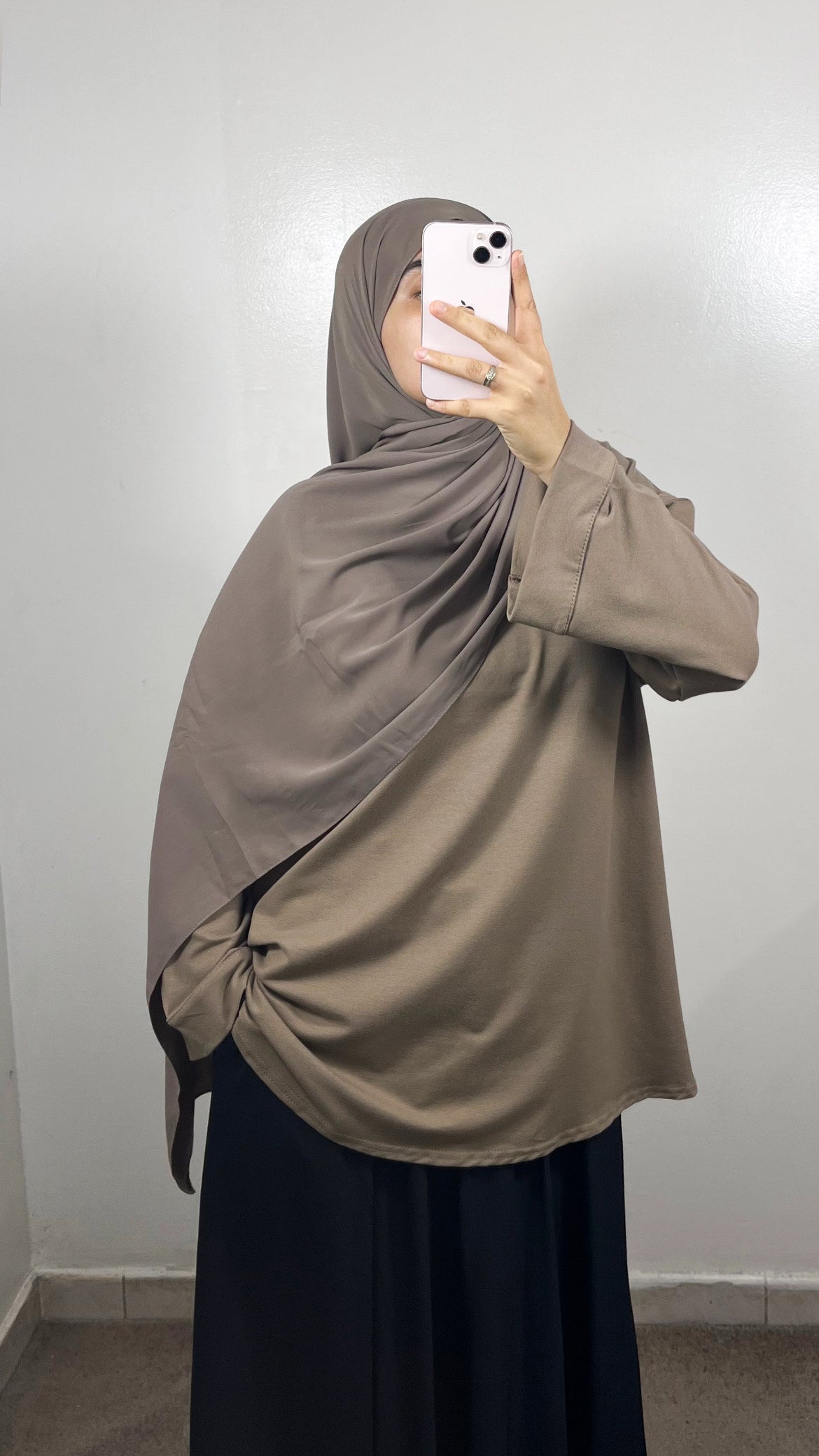 T-SHIRT COTON TAUPE