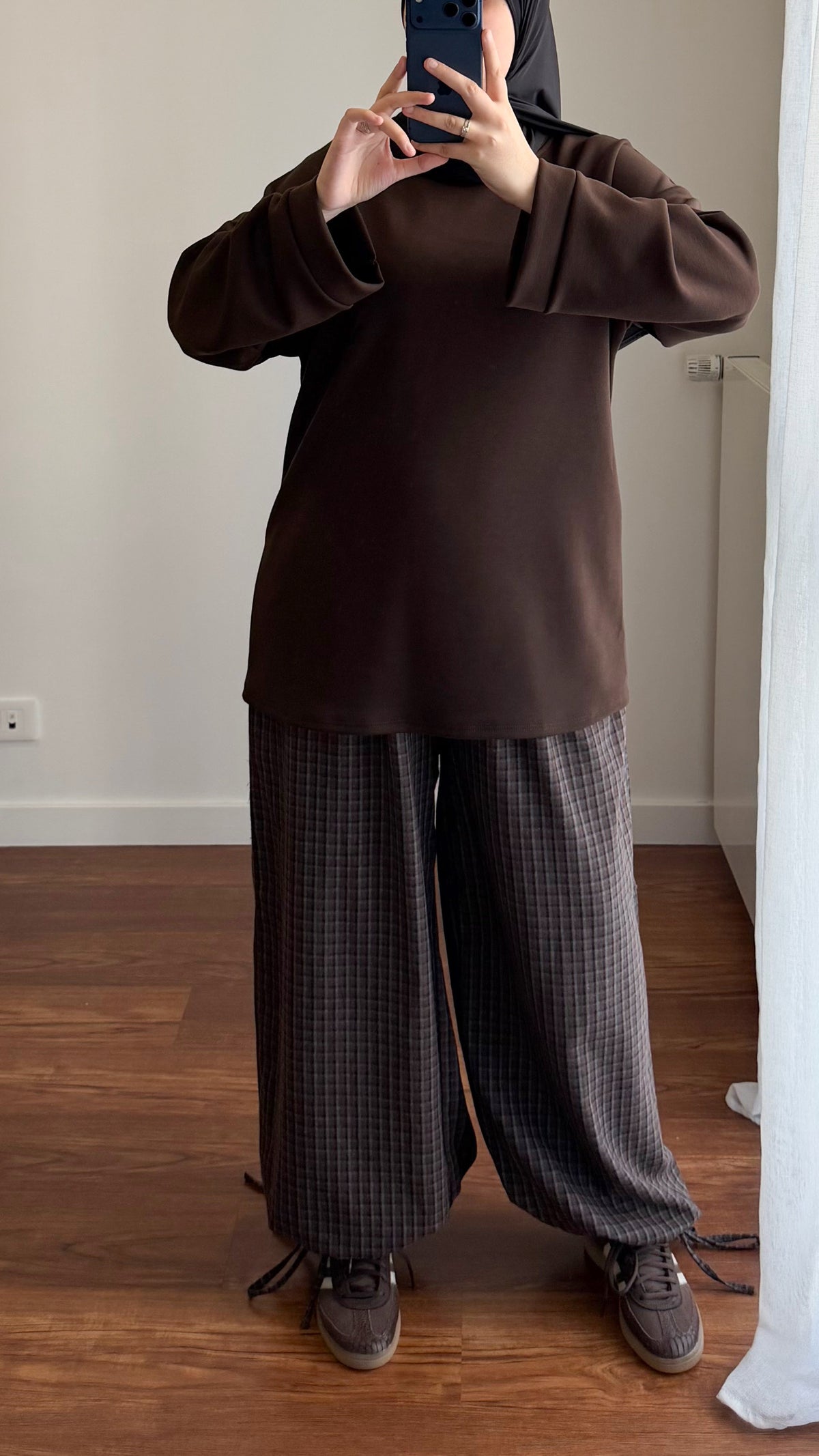 PANTALON SARAH MARRON