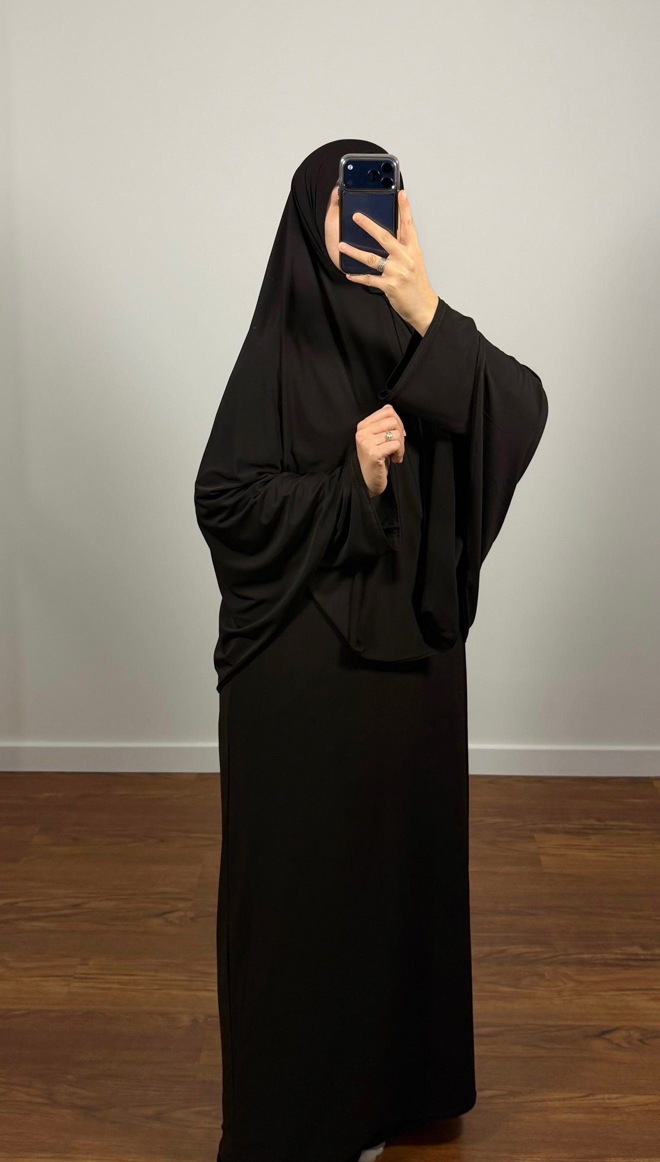ENSEMBLE DE PRIÈRE MARRON EN JERSEY PREMIUM