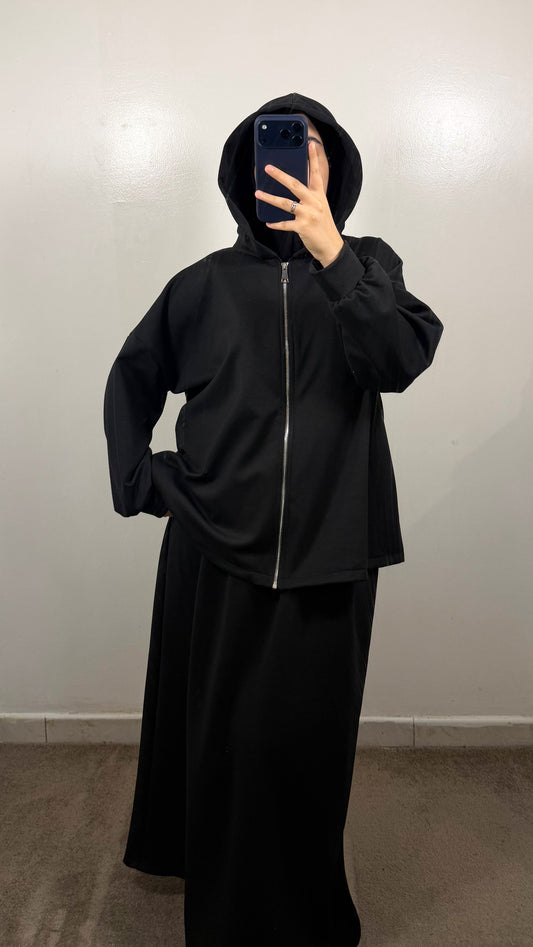 ENSEMBLE JUPE SIA NOIR