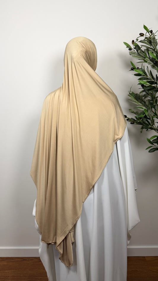 HIJAB JERSEY LIQUID BEIGE